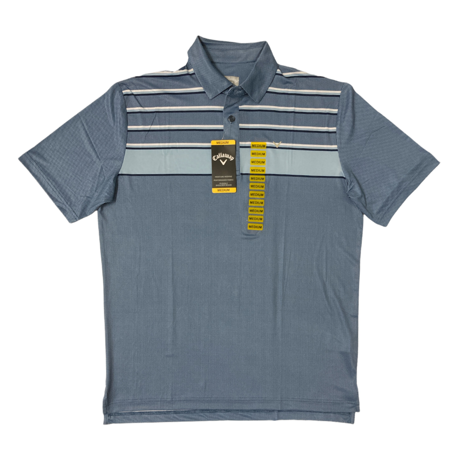 Callaway Men's Short Sleeve Opti-Dry Golf Performance Stretch Polo - Imagen 5 de 6