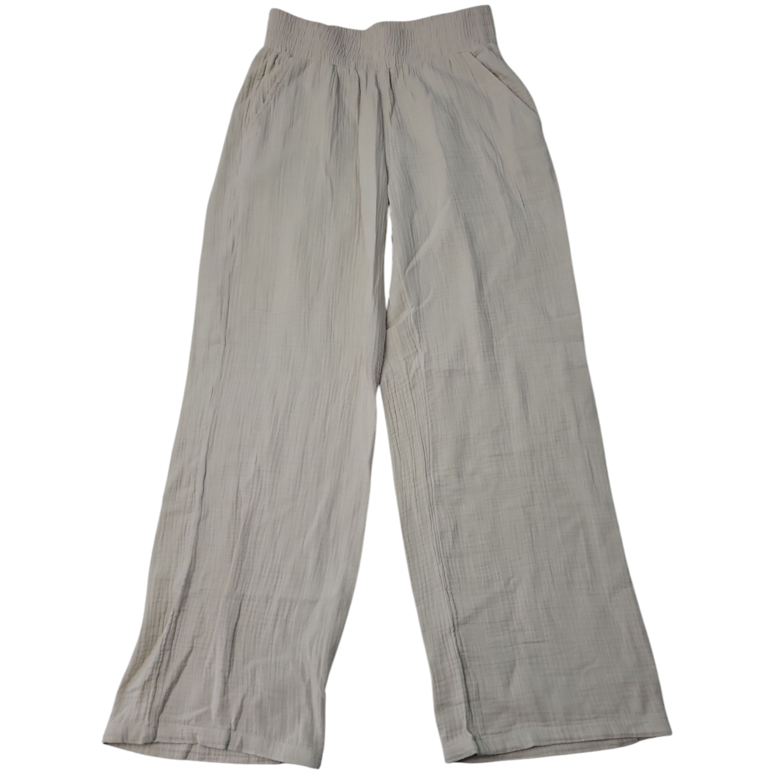 DKNY Women's Soft Cotton Gauze Lightweight Wide Leg Pant - Picture 8 of 9