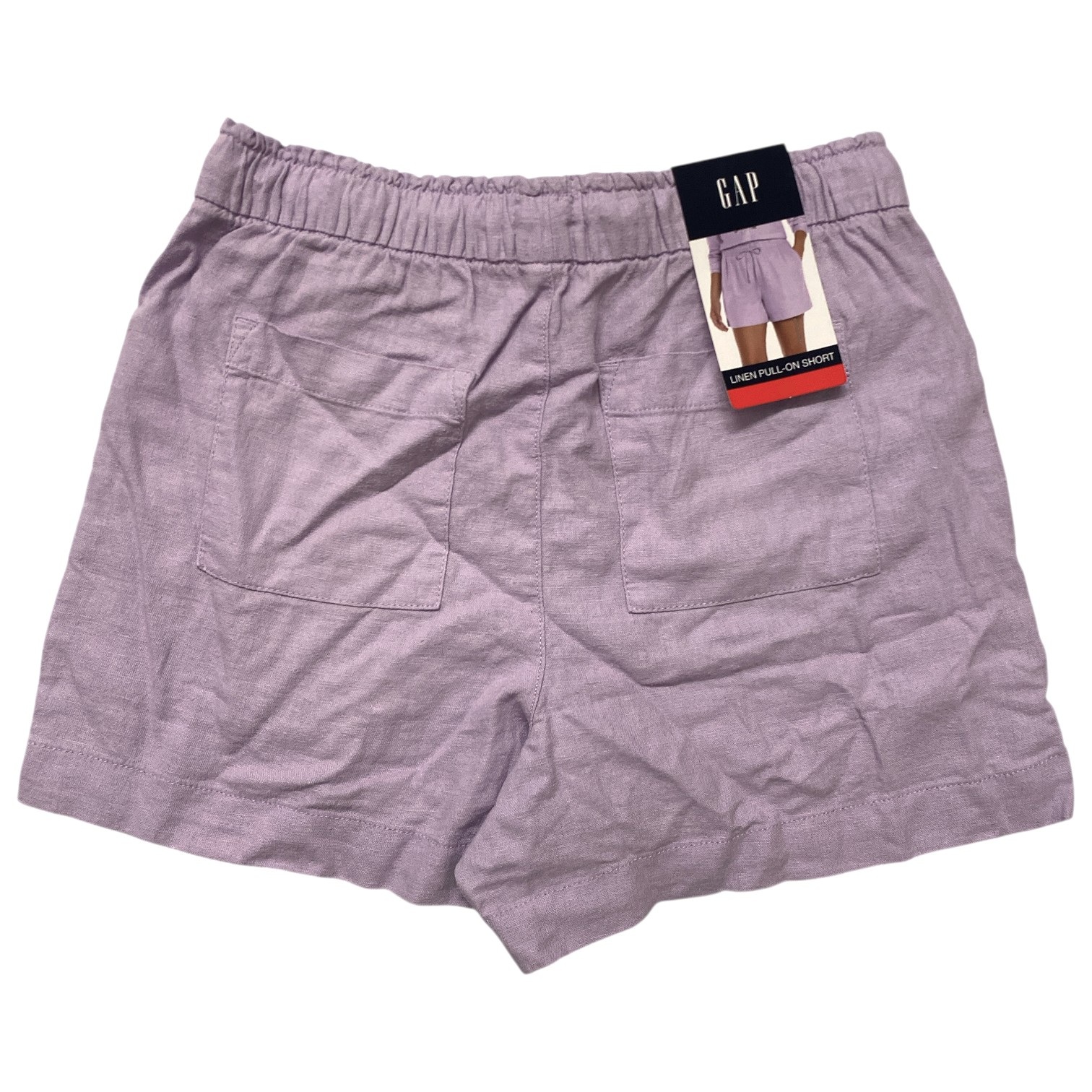 Gap Women's 4" Inseam Soft Linen Pull On Style Short - Picture 7 of 8