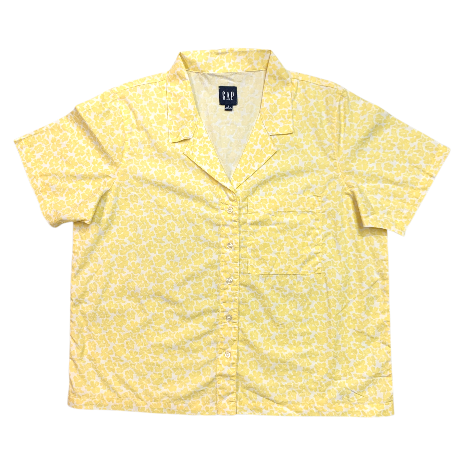 Gap Women's Lightweight Breathable Relaxed Fit 2-Piece Woven Pajama Set - Picture 7 of 7