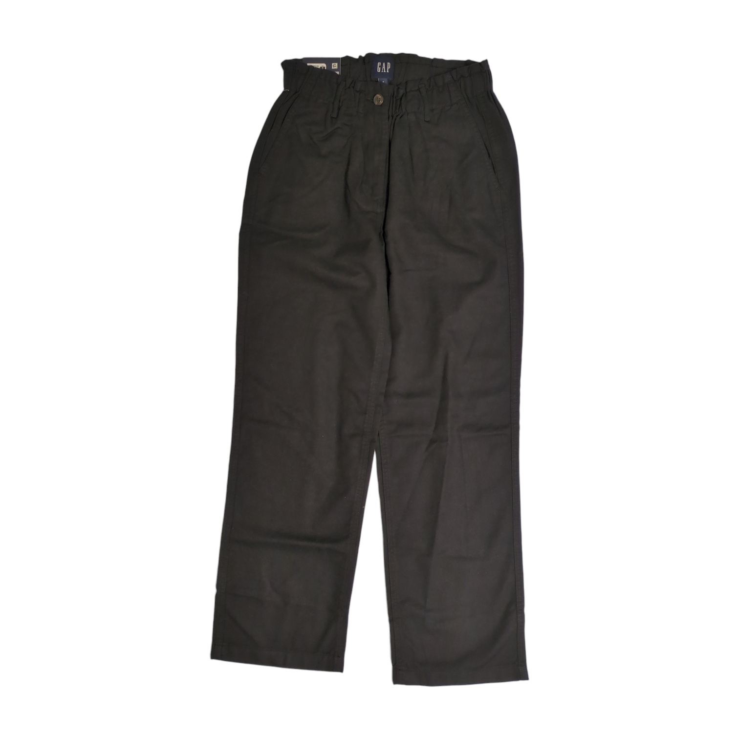 Women's Gap Easy Twill Pant Size XS Black Pockets Comfort for sale