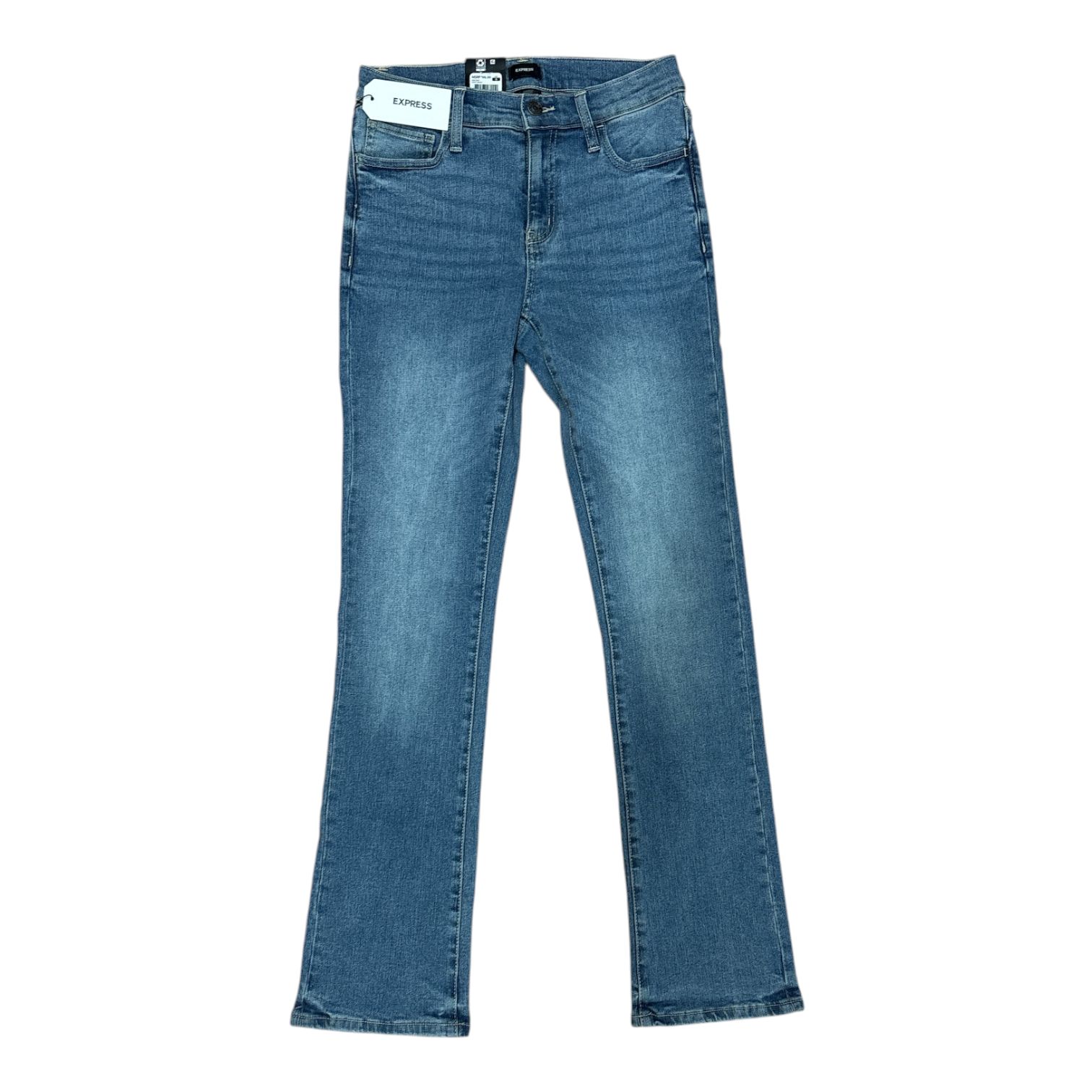 Express Women's Mid-Rise Comfy Stretch Bootcut 5 Pocket Jean