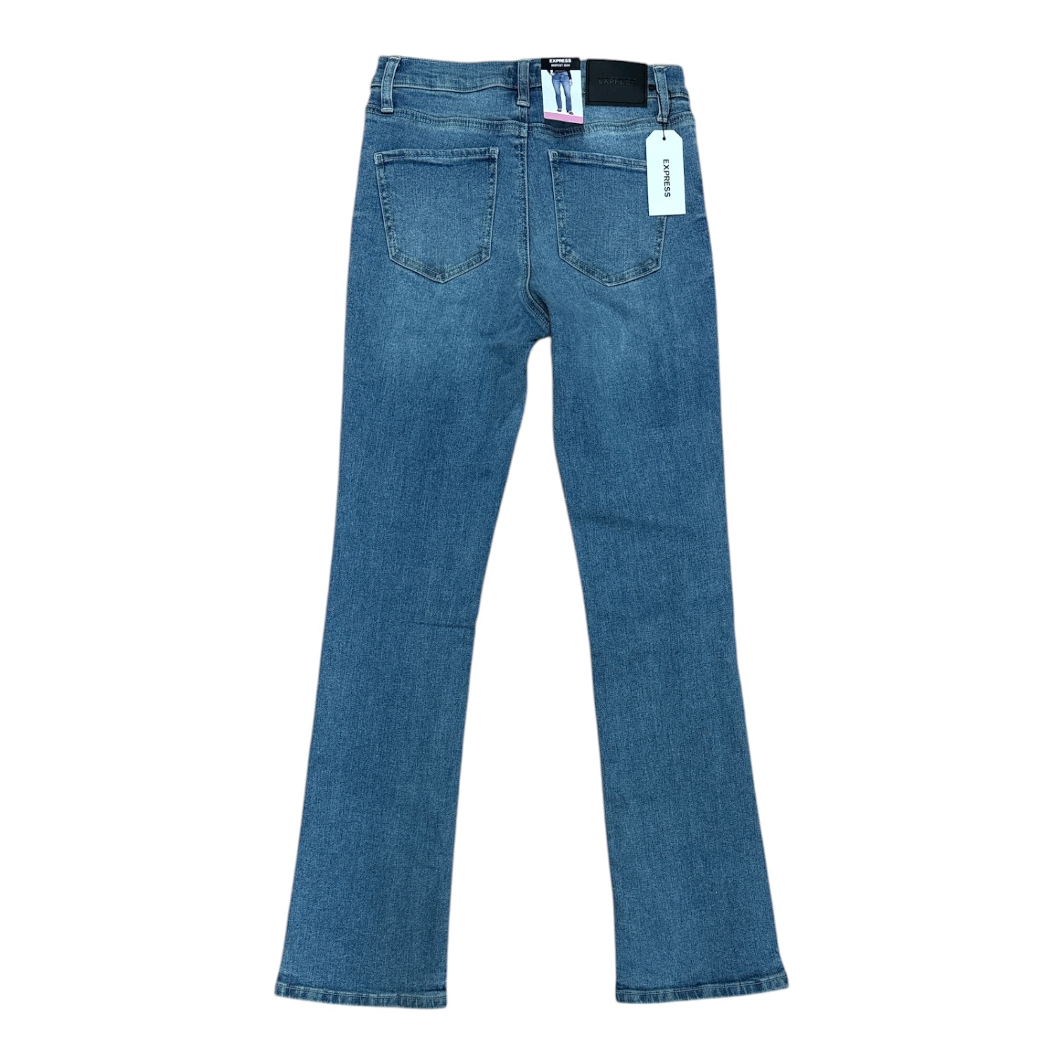 Express Women's Mid-Rise Comfy Stretch Bootcut 5 Pocket Jean