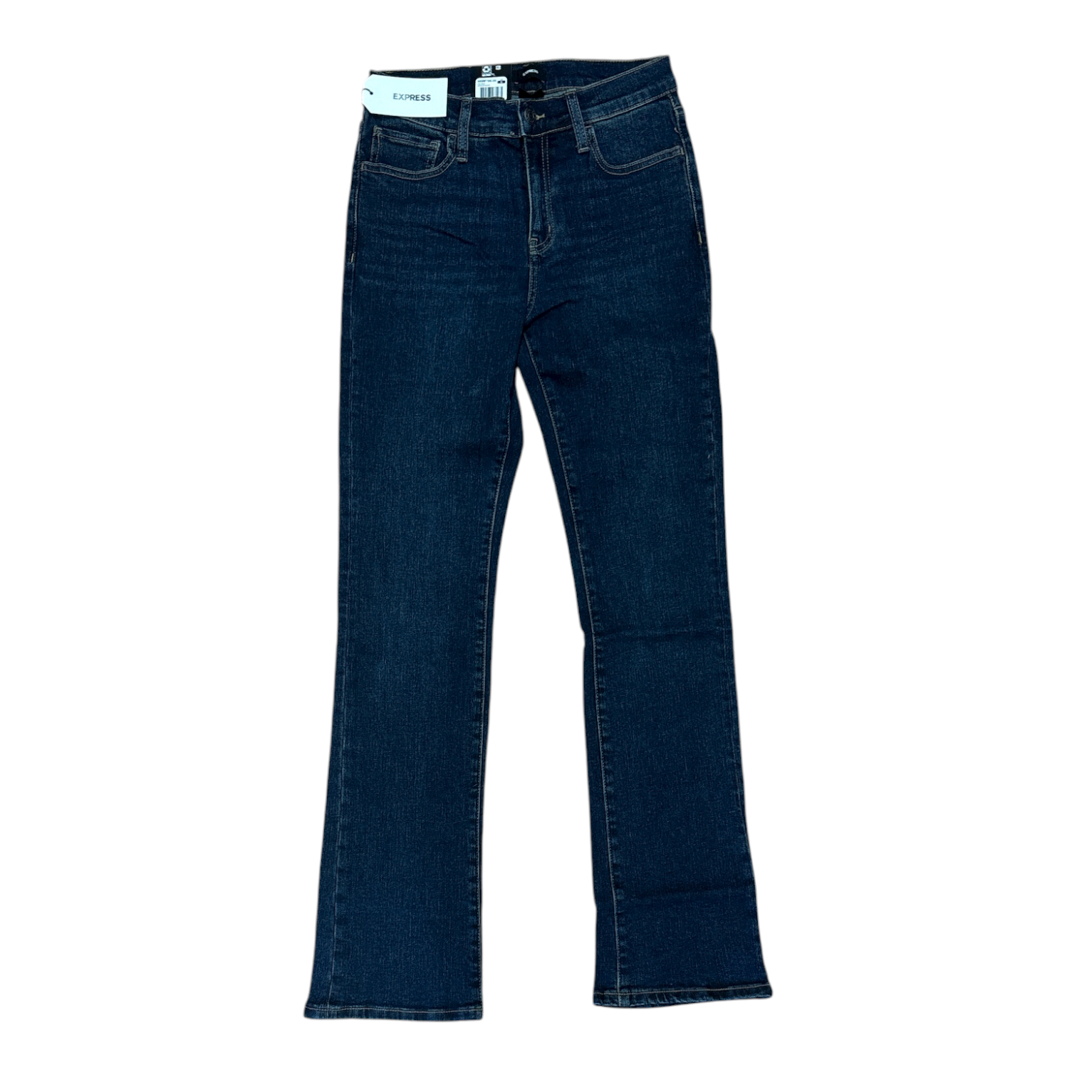 Express Women's Mid-Rise Comfy Stretch Bootcut 5 Pocket Jean