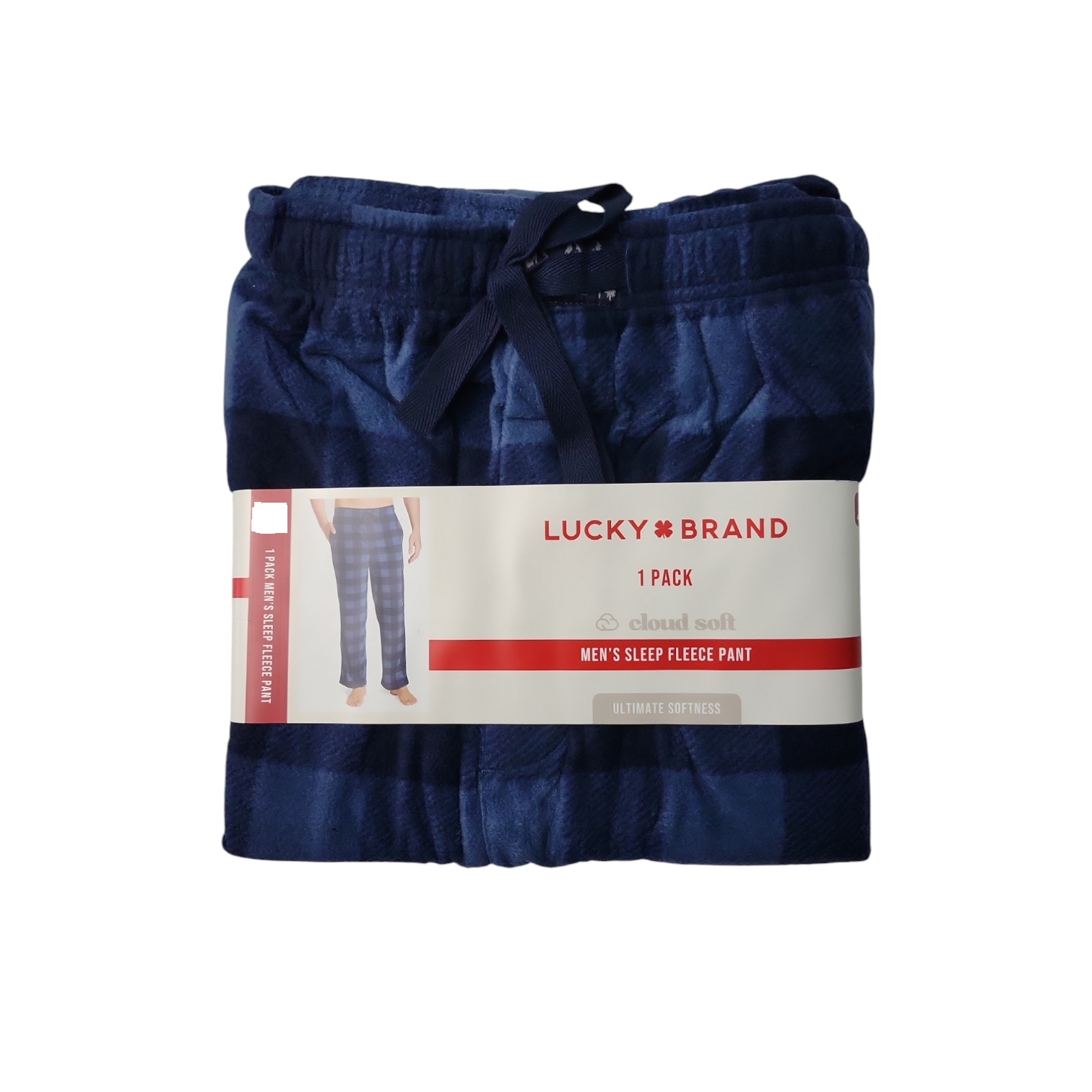 Pantalón polar súper suave para dormir con bolsillos laterales Lucky Brand para hombre - Imagen 9 de 10