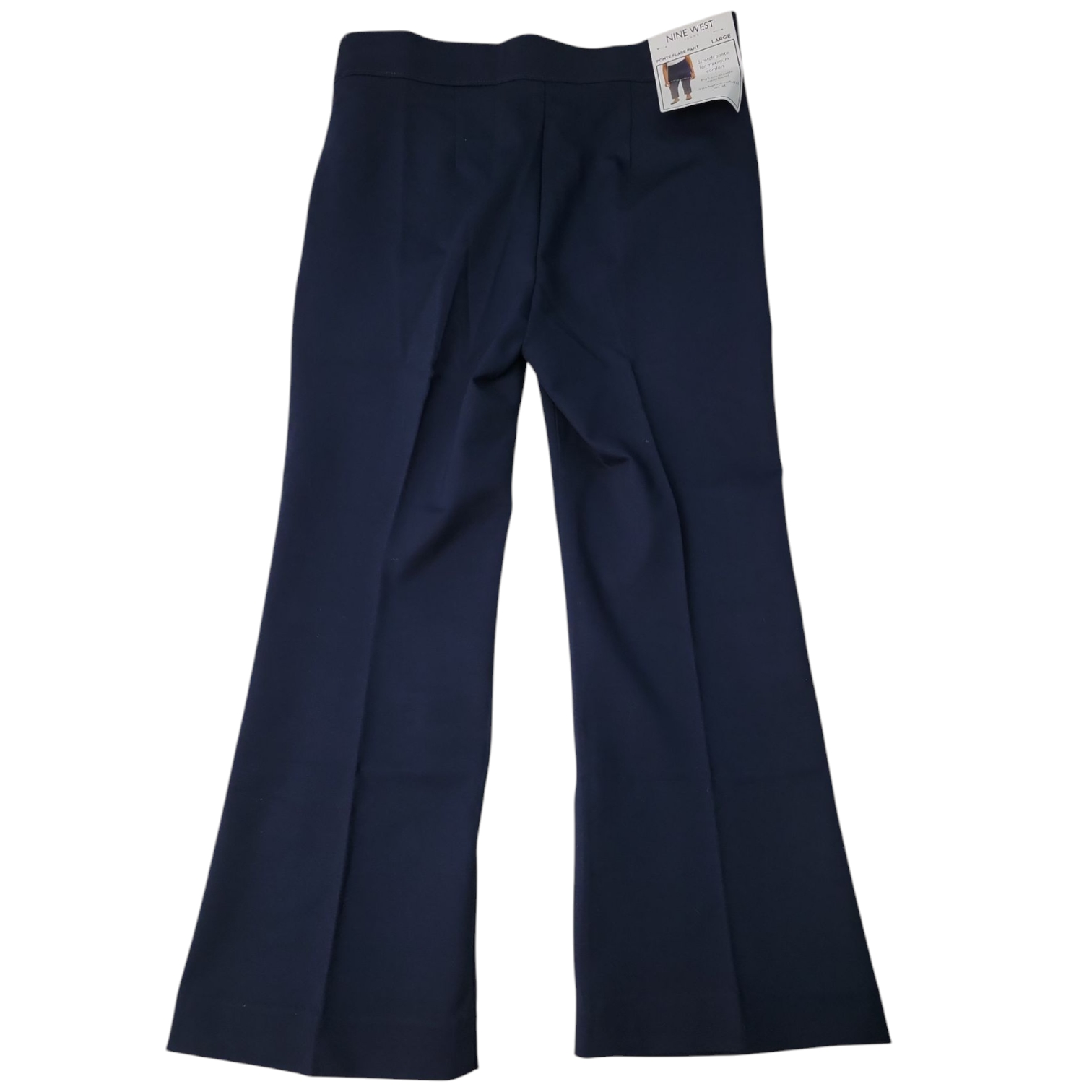 Nine West Women's Stylish Flare Ponte Stretch Denim Pants - Picture 7 of 7