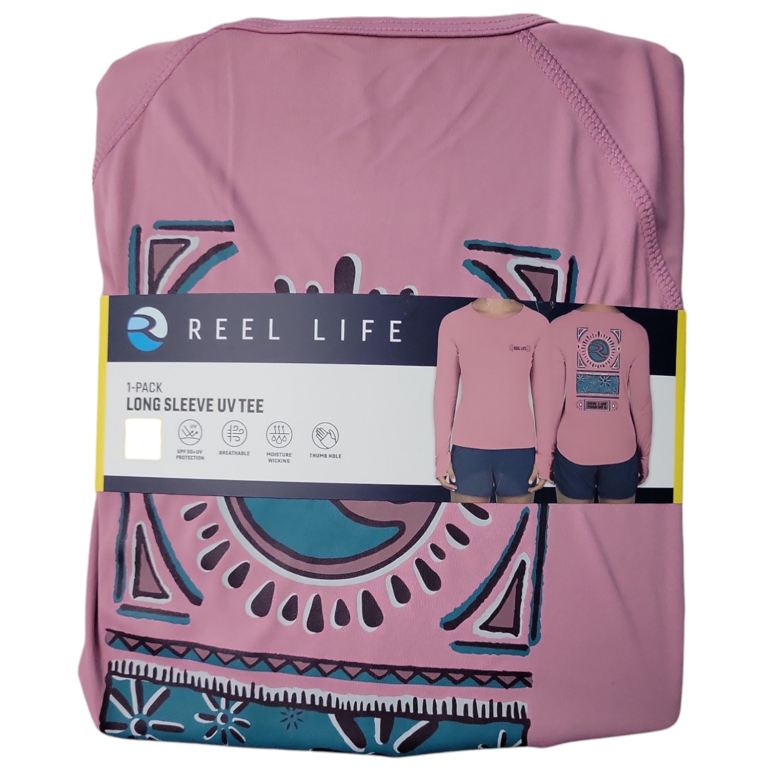 Reel Life Women's Long Sleeve UPF 50 Sun Protection T-Shirt - Picture 12 of 15