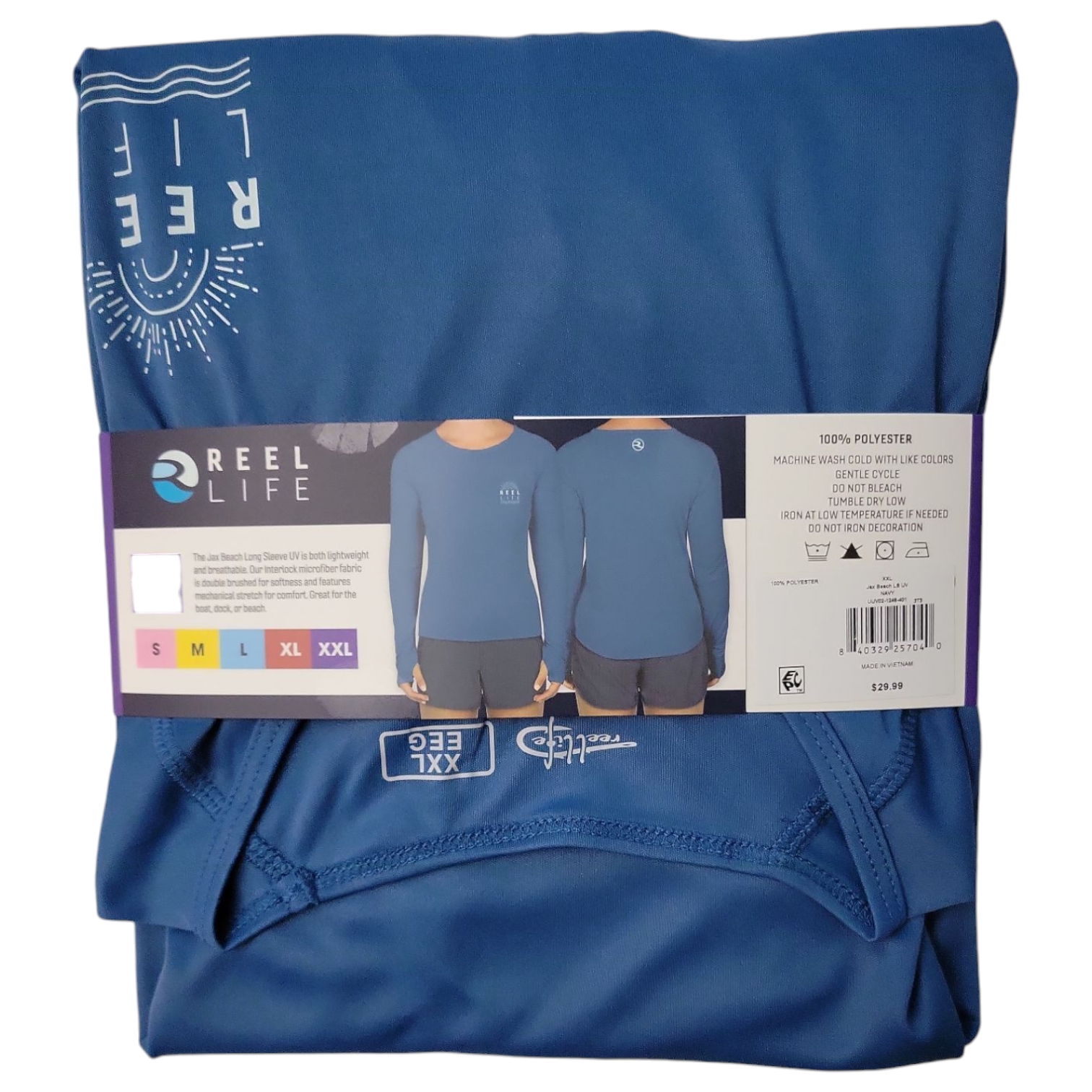 Reel Life Women's Long Sleeve UPF 50 Sun Protection T-Shirt - Picture 11 of 15