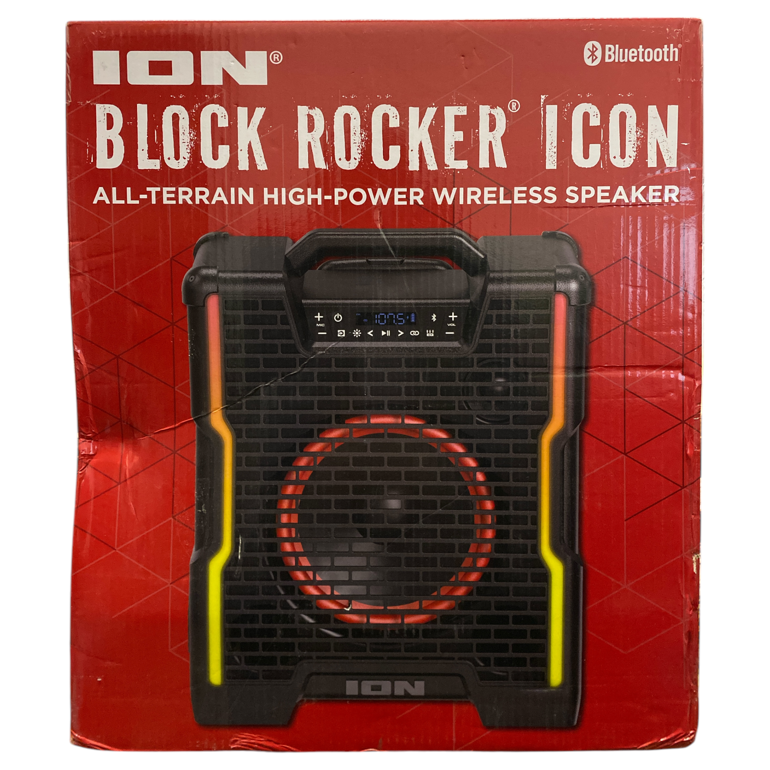 ION Audio Block Rocker Icon Bluetooth All Terrain High-Power