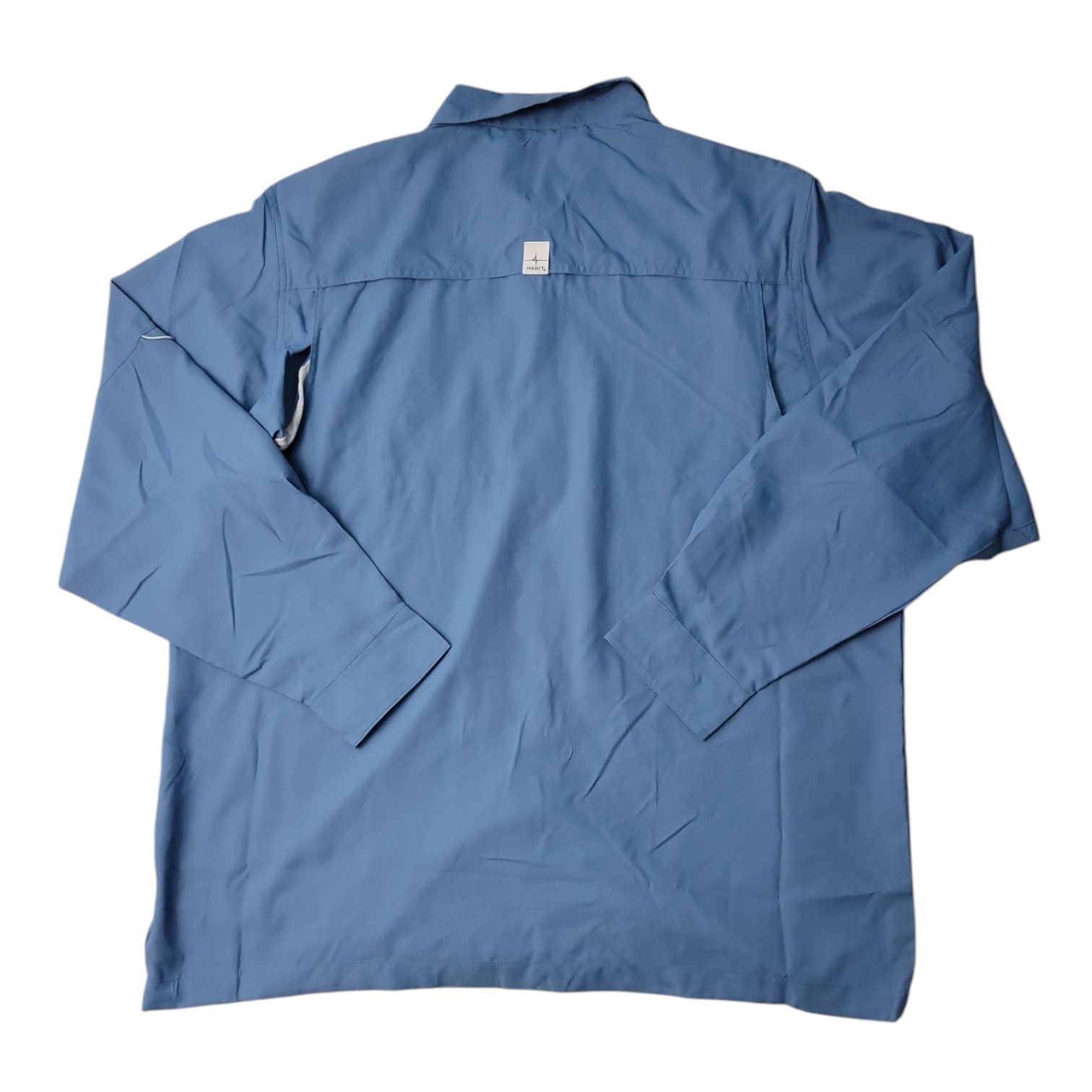 Habit Men's Long Sleeve Blue Springs 40+ UPF Quick Dry Shirt, TS10480 - Picture 12 of 14
