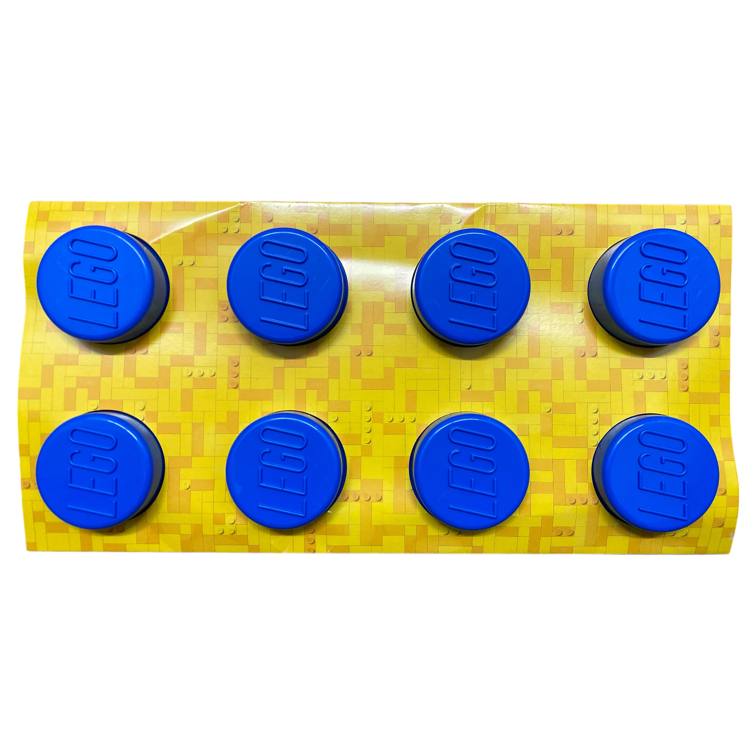 LEGO 8 Knob Stackable Storage Brick, 19.7" x 9.8" x 7.1"