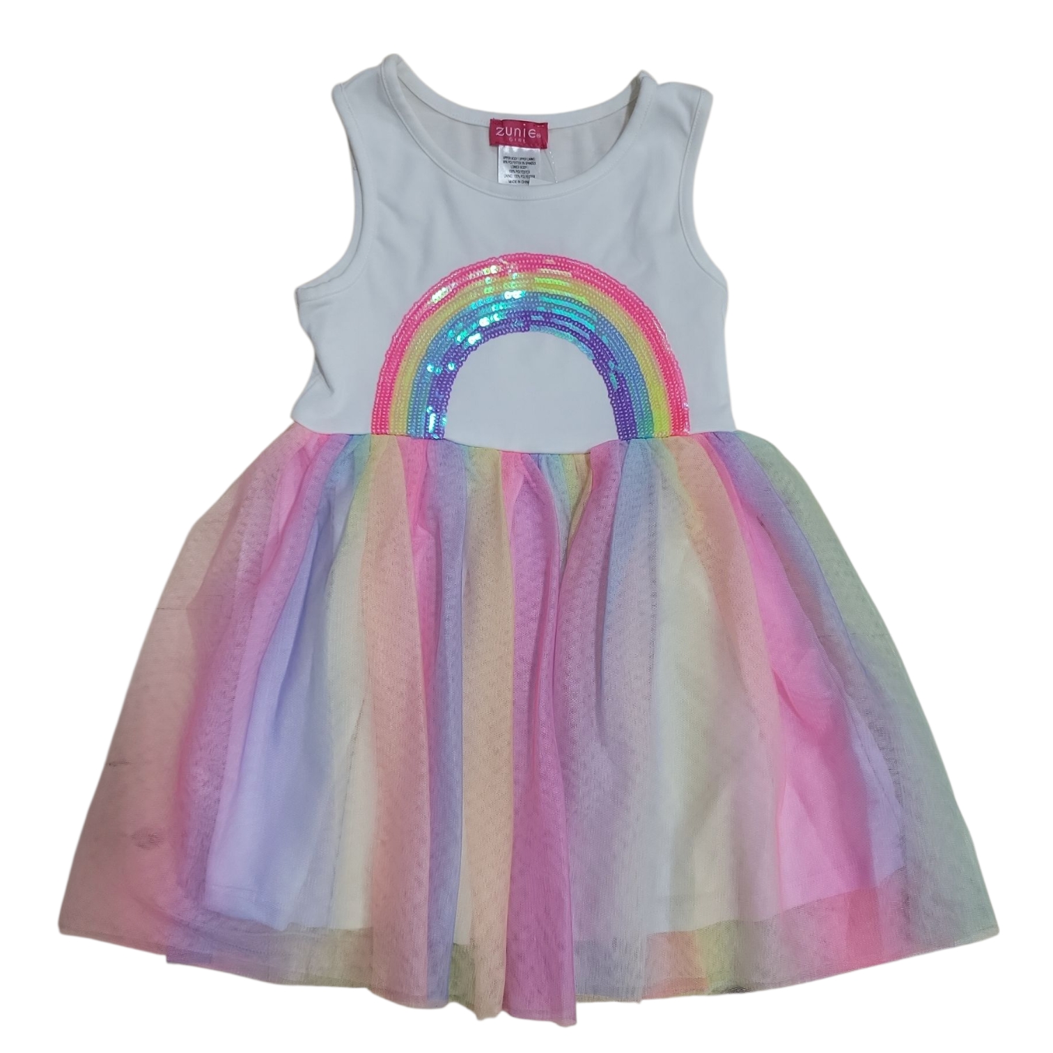 Zunie Girls Soft Comfortable Pullover Lightweight Tutu Dress - Picture 12 of 13