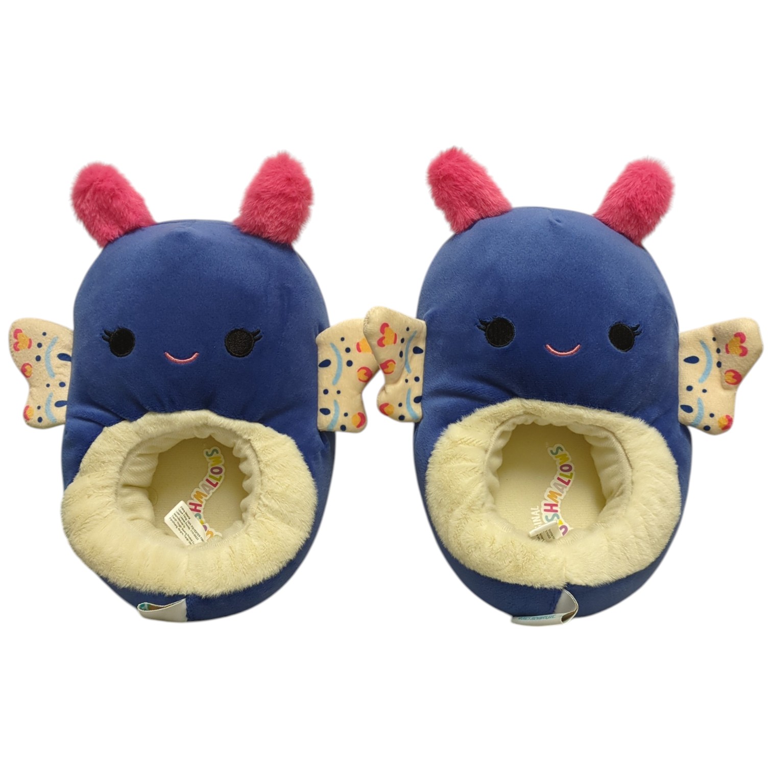 Squishmallows Unisex Youth Slip On Soft Plush Velour Slippers