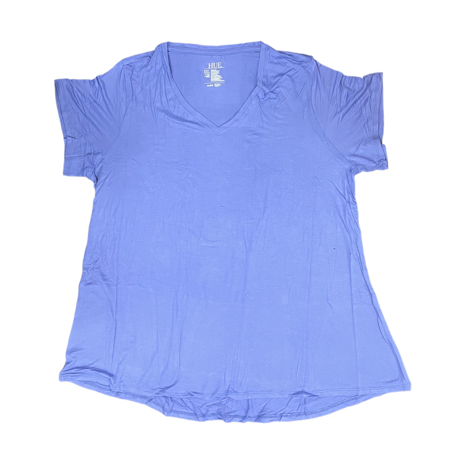 Hue Women's Short Sleeve Hi-Lo Perfect Legging Tagless Tee - Picture 7 of 8