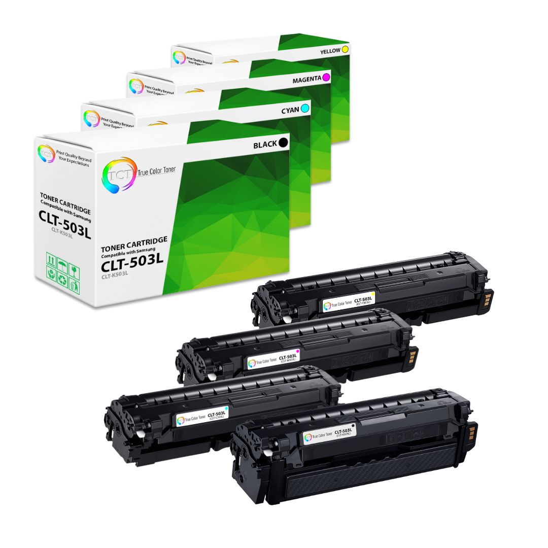 4Pk TCT Prem CLT-503L K503L C503L M503L Y503L For Samsung C3010ND Compatible