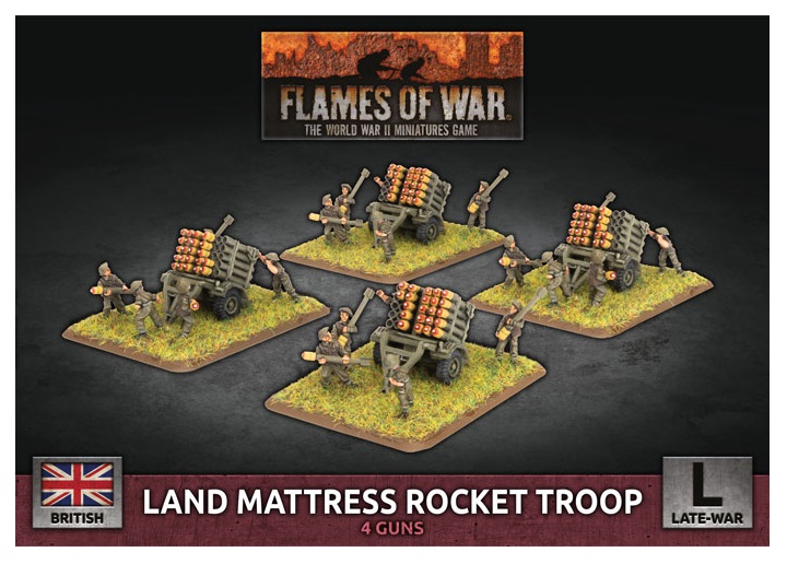 Flames of War: British Land Mattress Rocket Troop (Late-War)