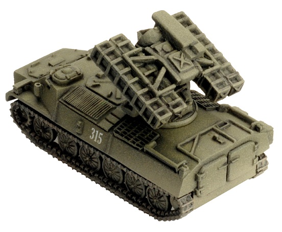 Soviet Warsaw Pact SA-13 Gopher SAM 1/100 Scale Model - 15mm For Flames Of War & Team Yankee