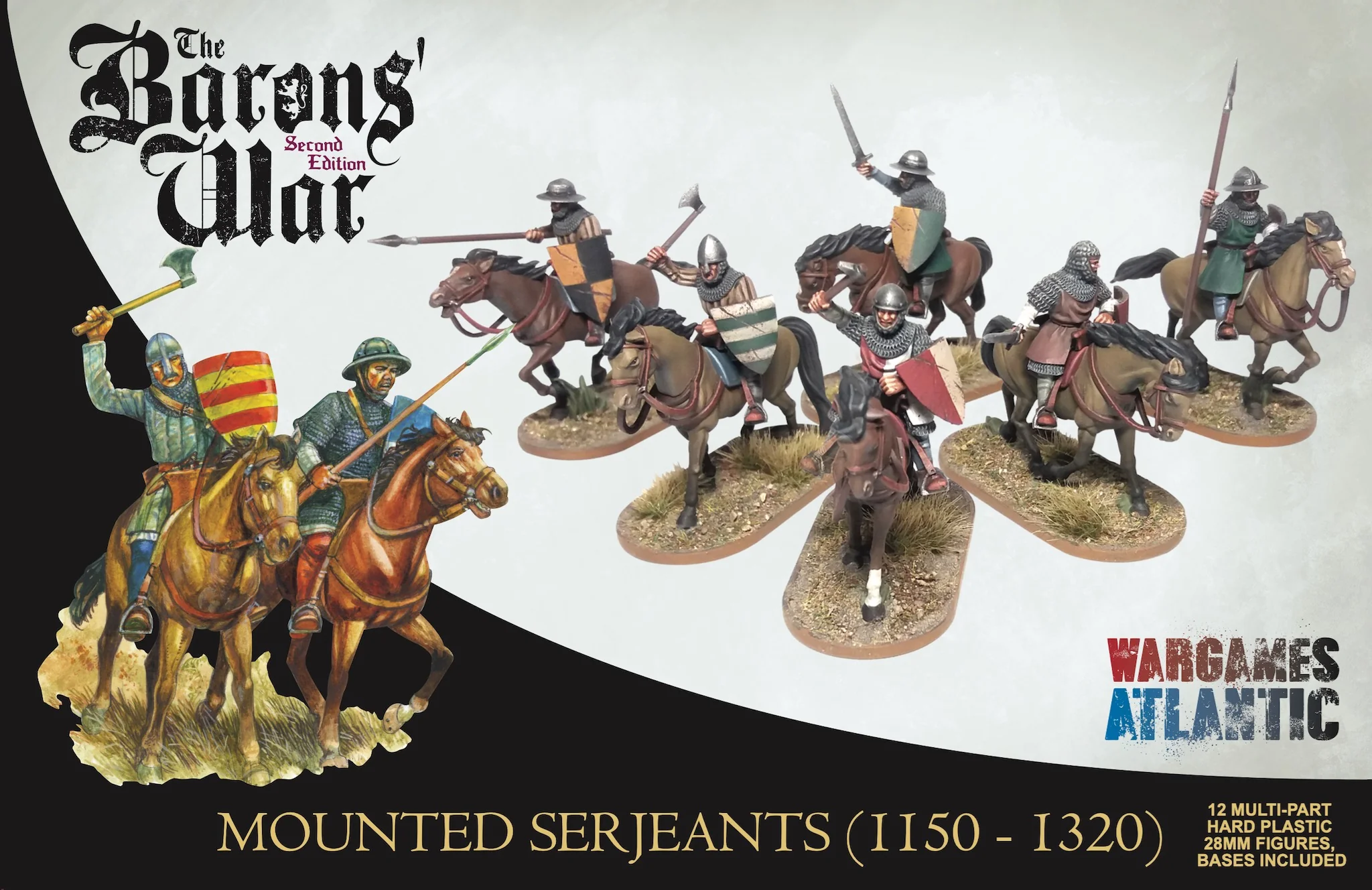 Wargames Atlantic The Baron's War Mounted Serjeants (1150-1320)