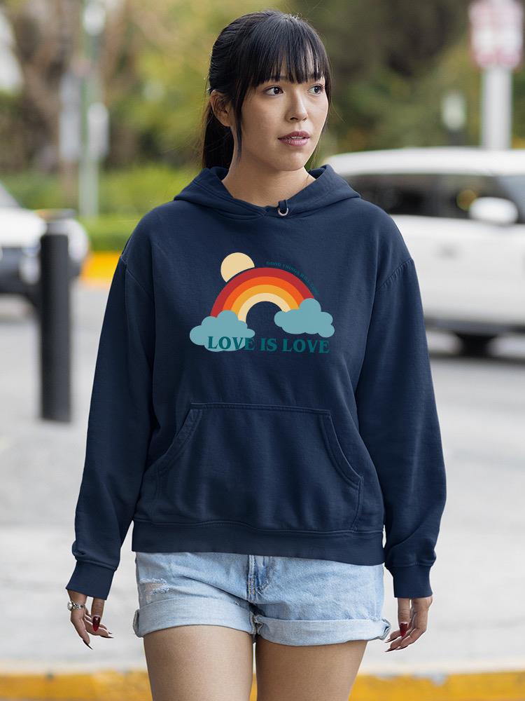 Retro Rainbow Love Is Love Hoodie or Sweatshirt -Image by Shutterstock |  eBay