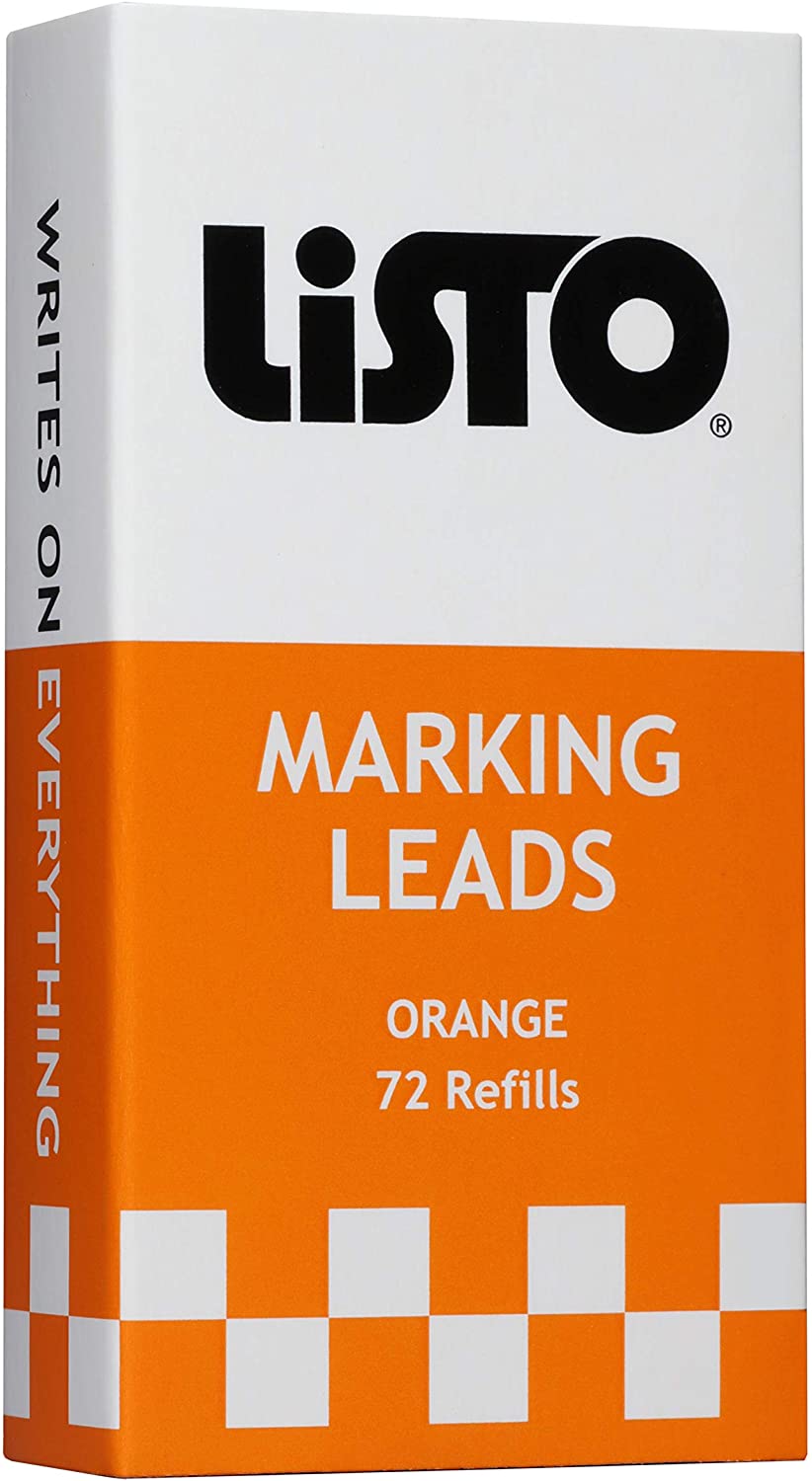 Listo 162 Marking Pencils Refill - Orange Box of 72 - China Marking Wax Pencils