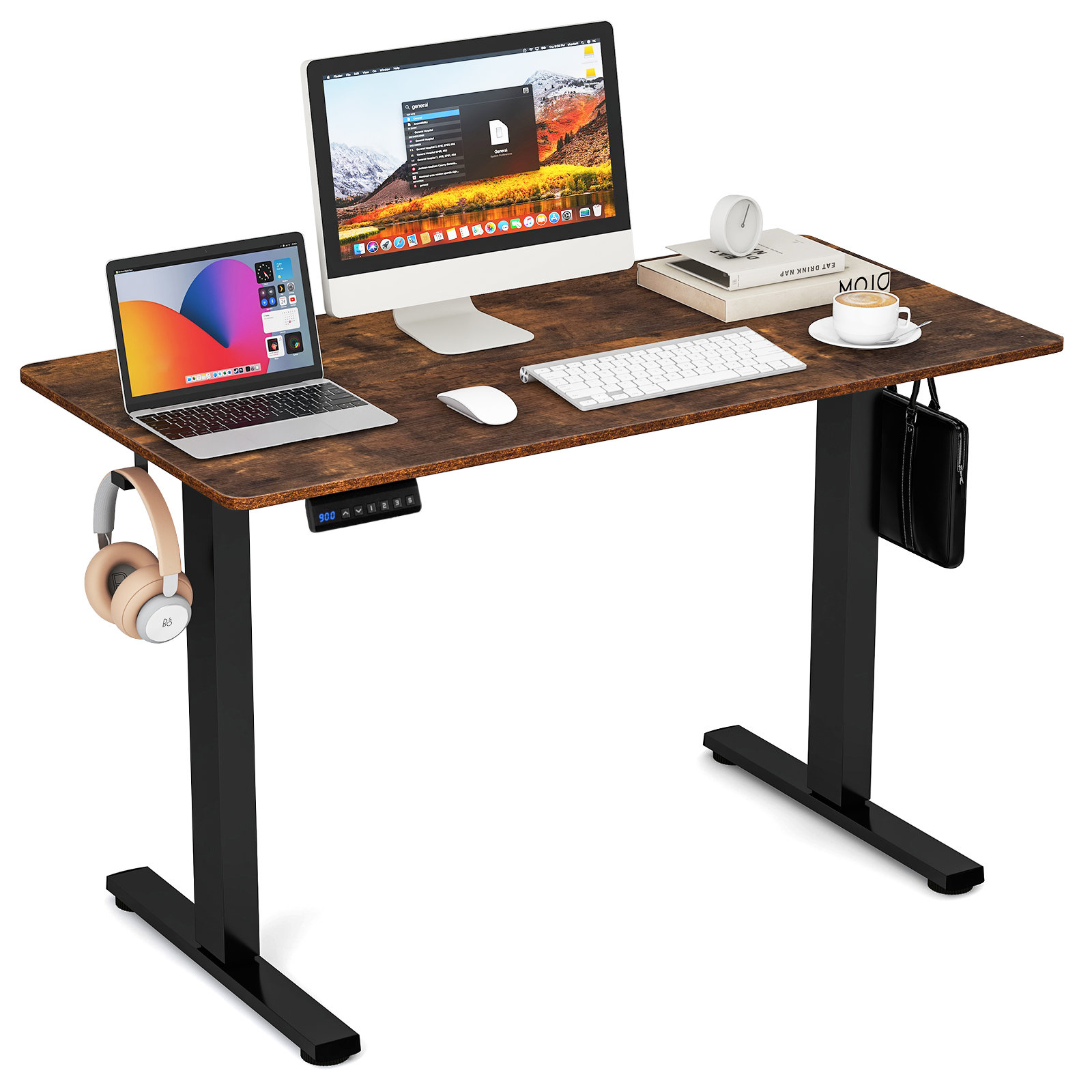 120/140cm Electric Standing Desk Home Office Sit Stand Adjustable Computer Desk - Picture 25 of 32