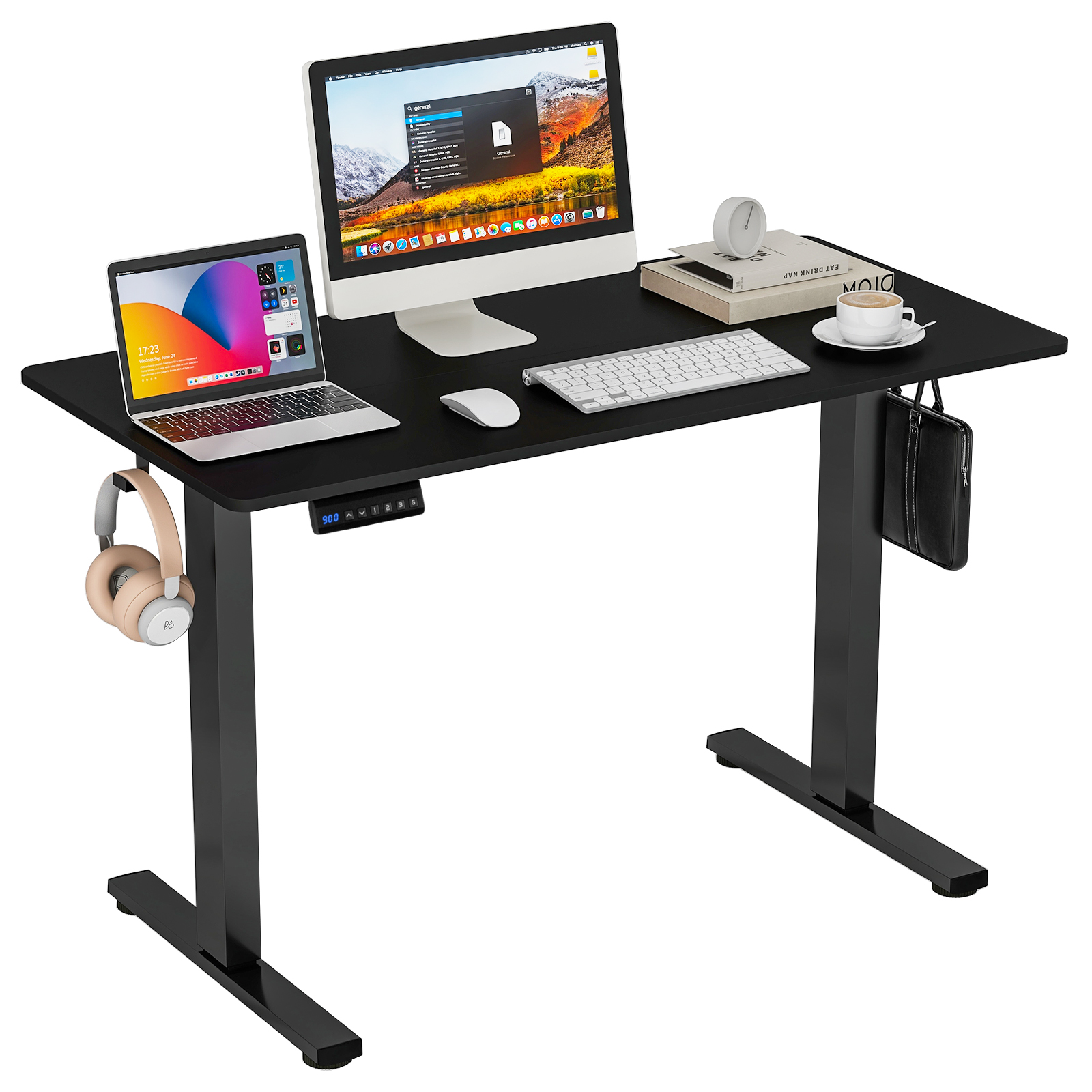 120/140cm Electric Standing Desk Home Office Sit Stand Adjustable Computer Desk - Picture 9 of 32