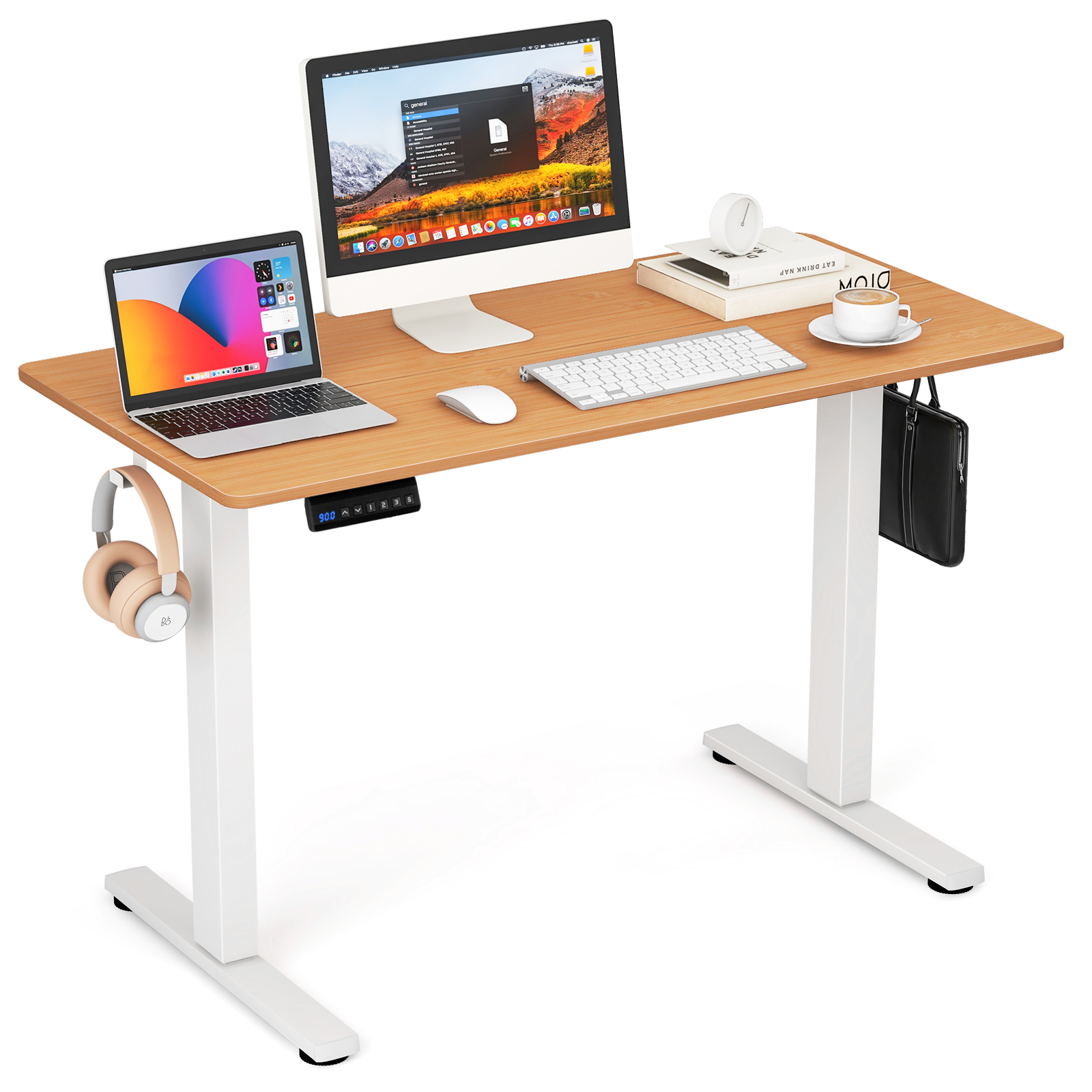 120/140cm Electric Standing Desk Home Office Sit Stand Adjustable Computer Desk - Picture 17 of 32