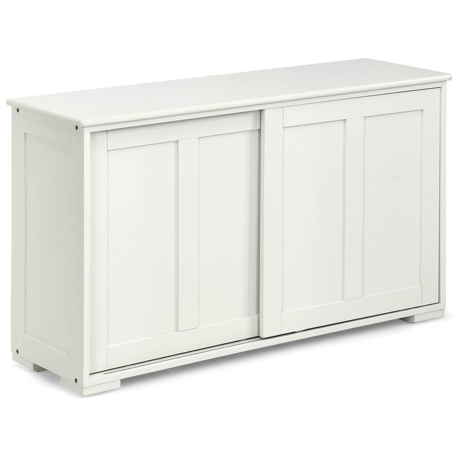 Modern Buffet Cabinet Stackable Sideboard w/ 2 Sliding Doors Storage Cabinet - Picture 20 of 27
