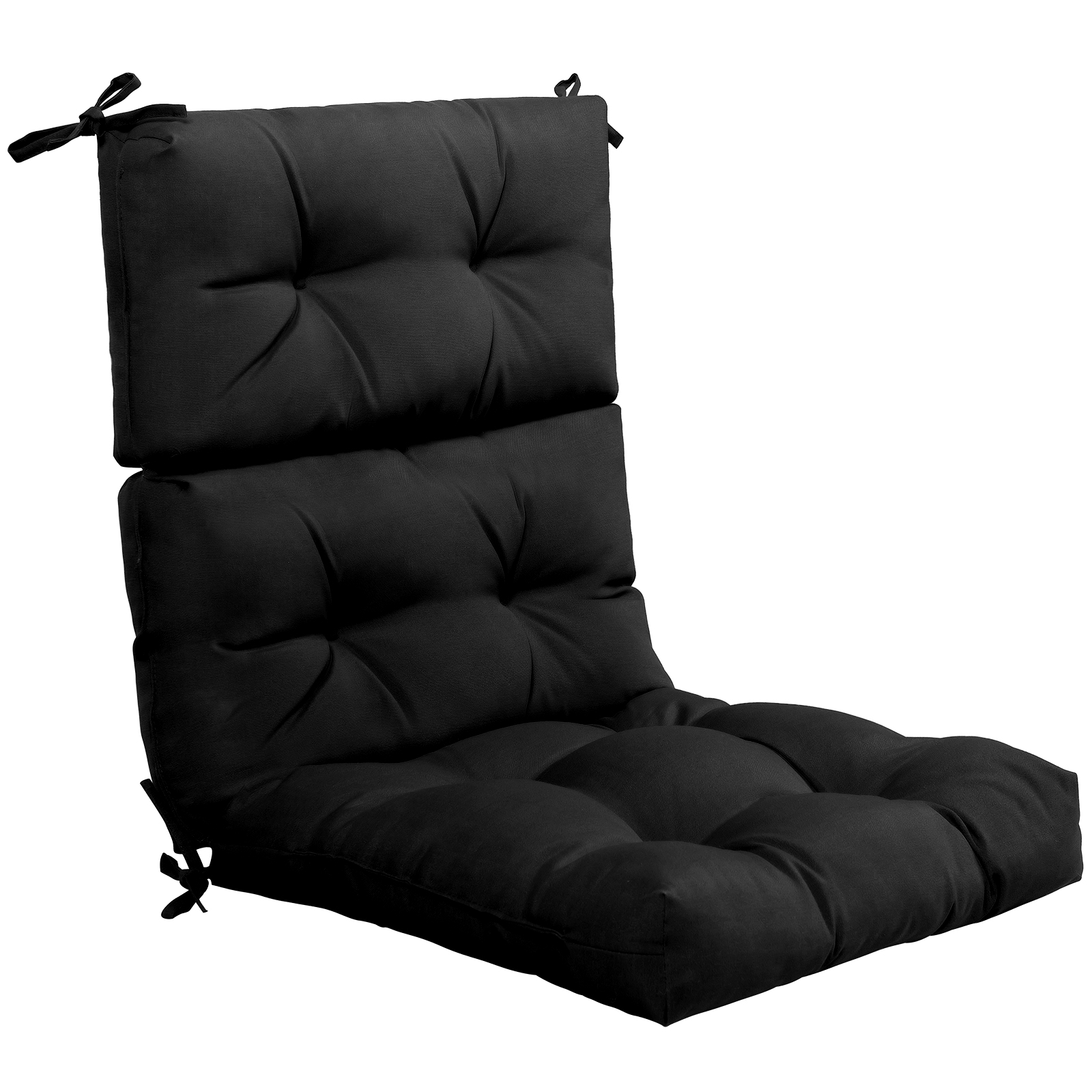 High Back Chair Cushion Patio Chair Seat Pads Non-slip Rope Belts Indoor Outdoor - Picture 9 of 49