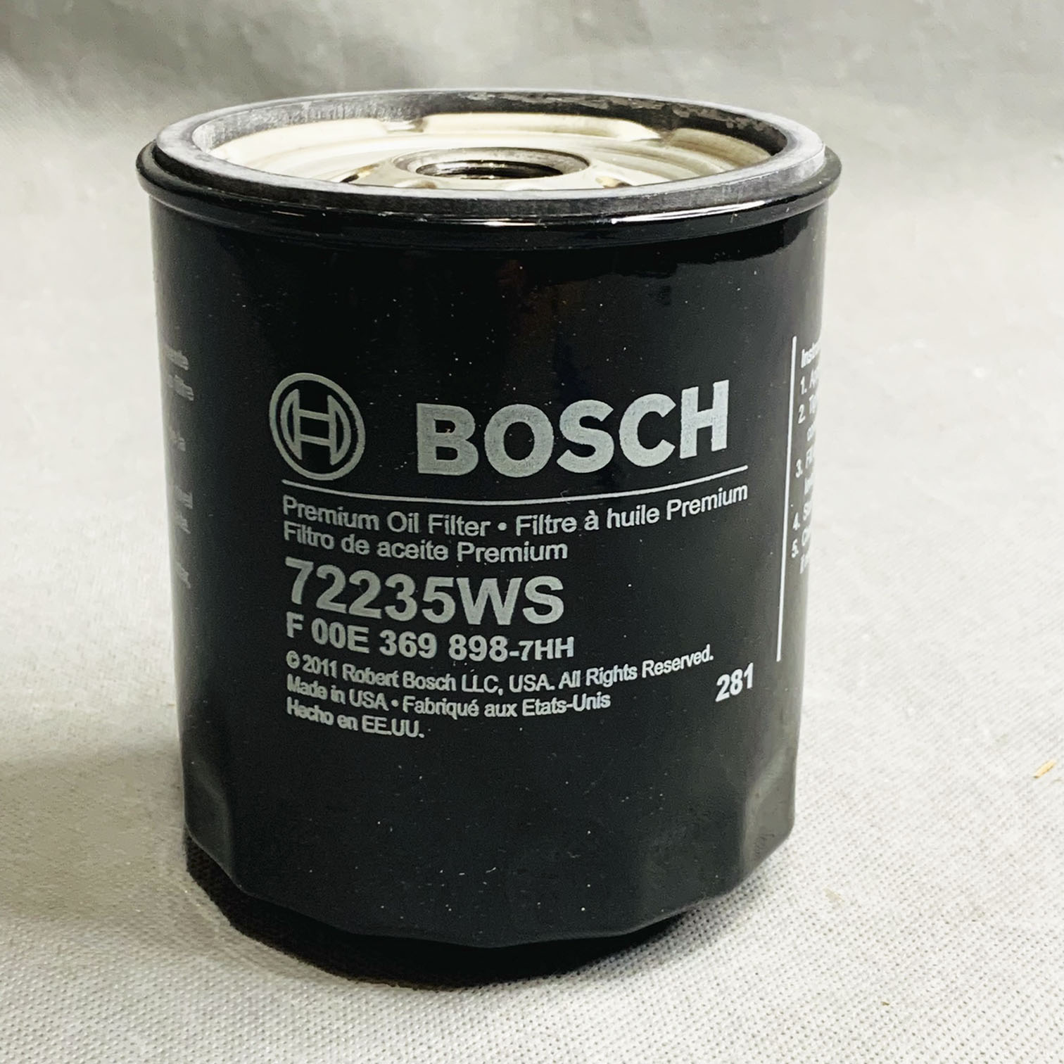 OE Bosch Engine Workshop Oil Filter 72235WS For CHEVROLET GMC