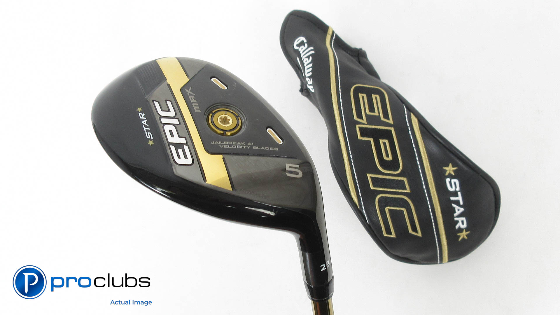 CALLAWAY EPIC MAX STAR 23* #5 HYBRID Senior Flex w/ HEADCOVER
