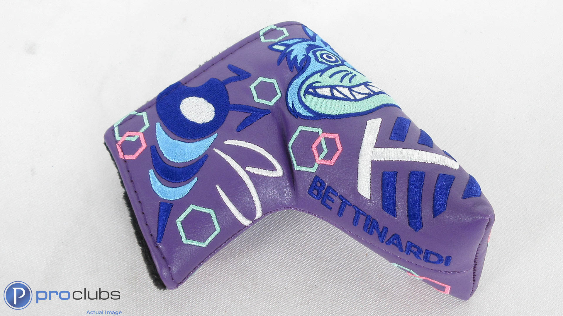 RARE! Bettinardi Purple Multi Icon Blade Putter Headcover- 401072  display picture 1