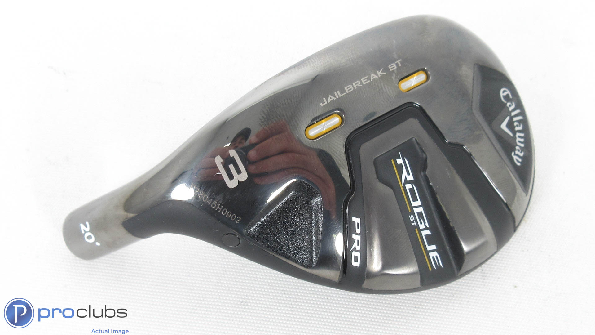 Excellent! Left Handed Callaway Rogue ST Pro 20* 3 Hybrid -Head