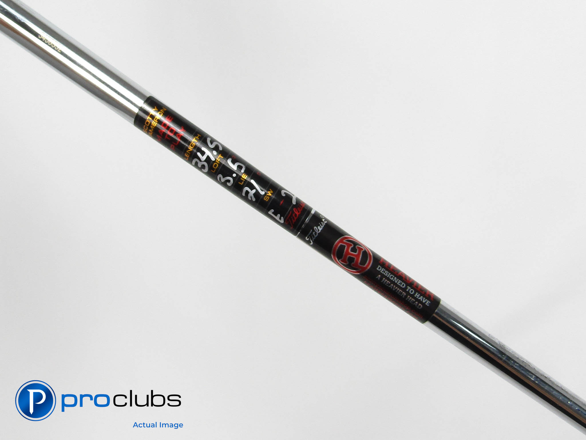 Scotty Cameron Putter Shaft - 355 Red & Black Pistolini Plus - Duckhook