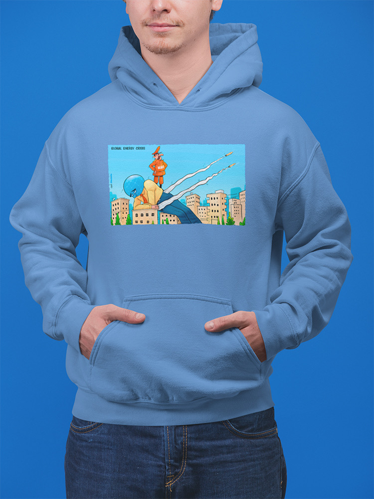Global Energy Crisis Hoodie Menu0026#039;s -Ahmad Rahma Designs | eBay