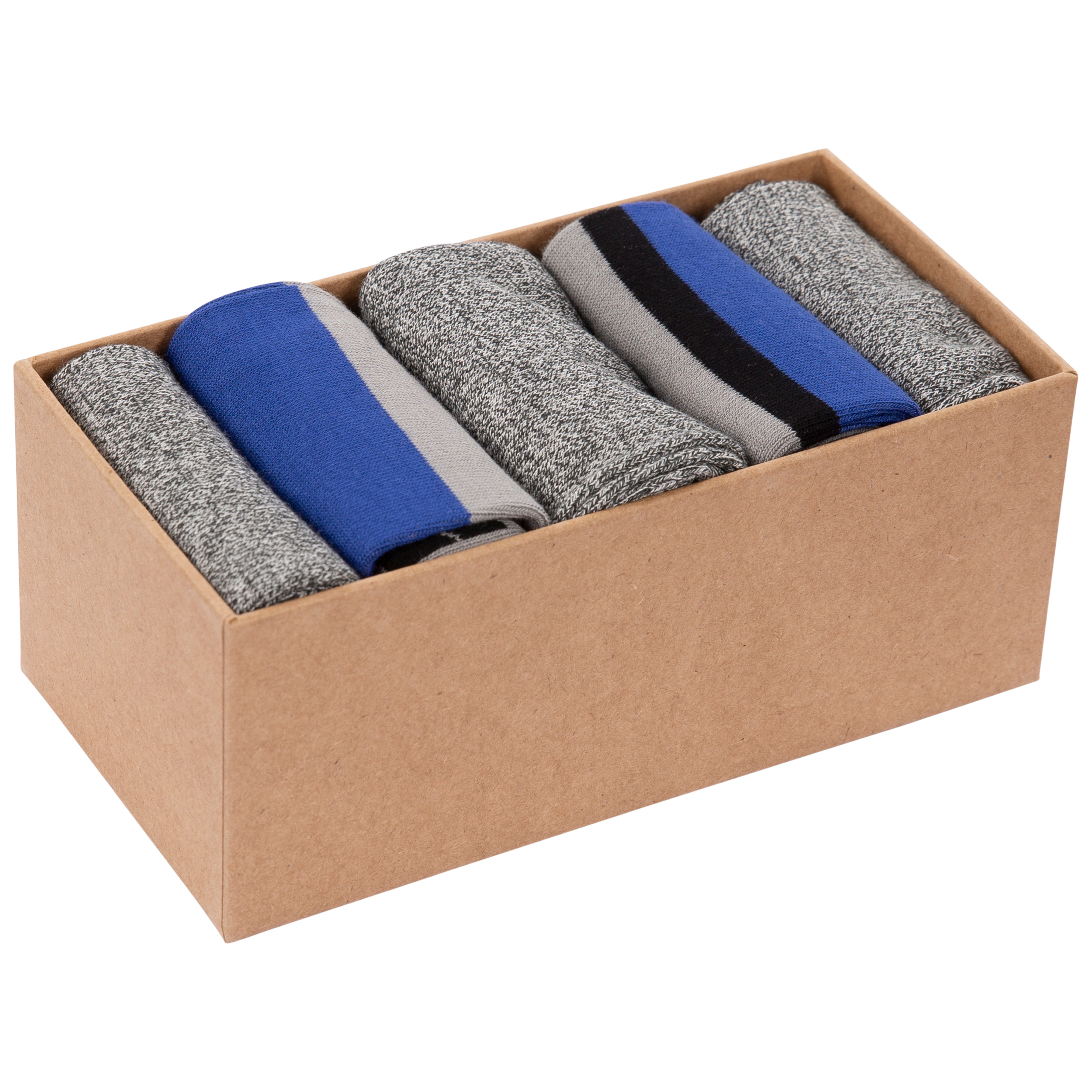 Antibacterial Unisex Socks Cinque - Bamboo, Gift Box, 5 Pair, Breathable, - Picture 3 of 15