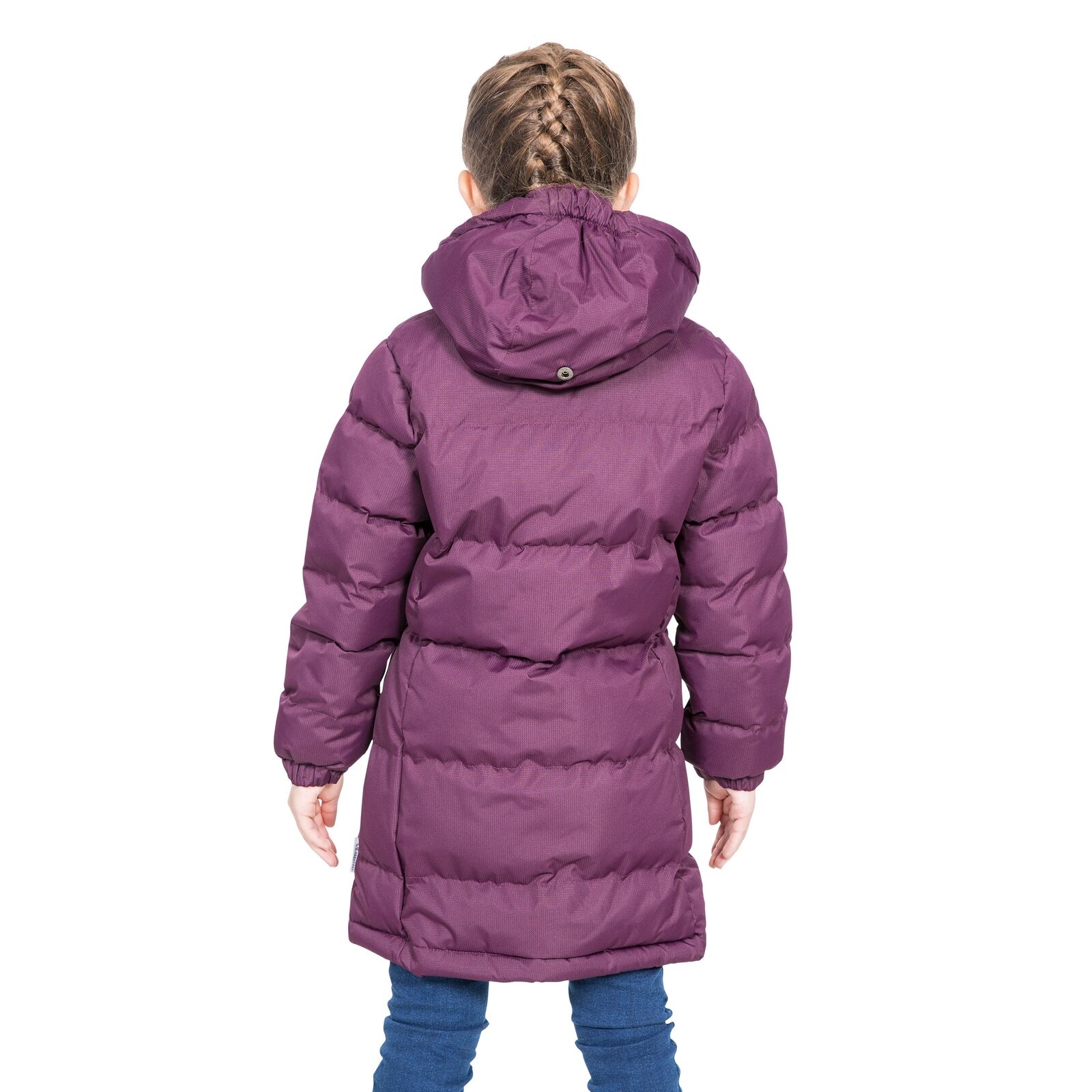 Trespass Girls Padded Jacket Windproof Water Resistant Hooded School Coat Tiffy - Picture 22 of 29