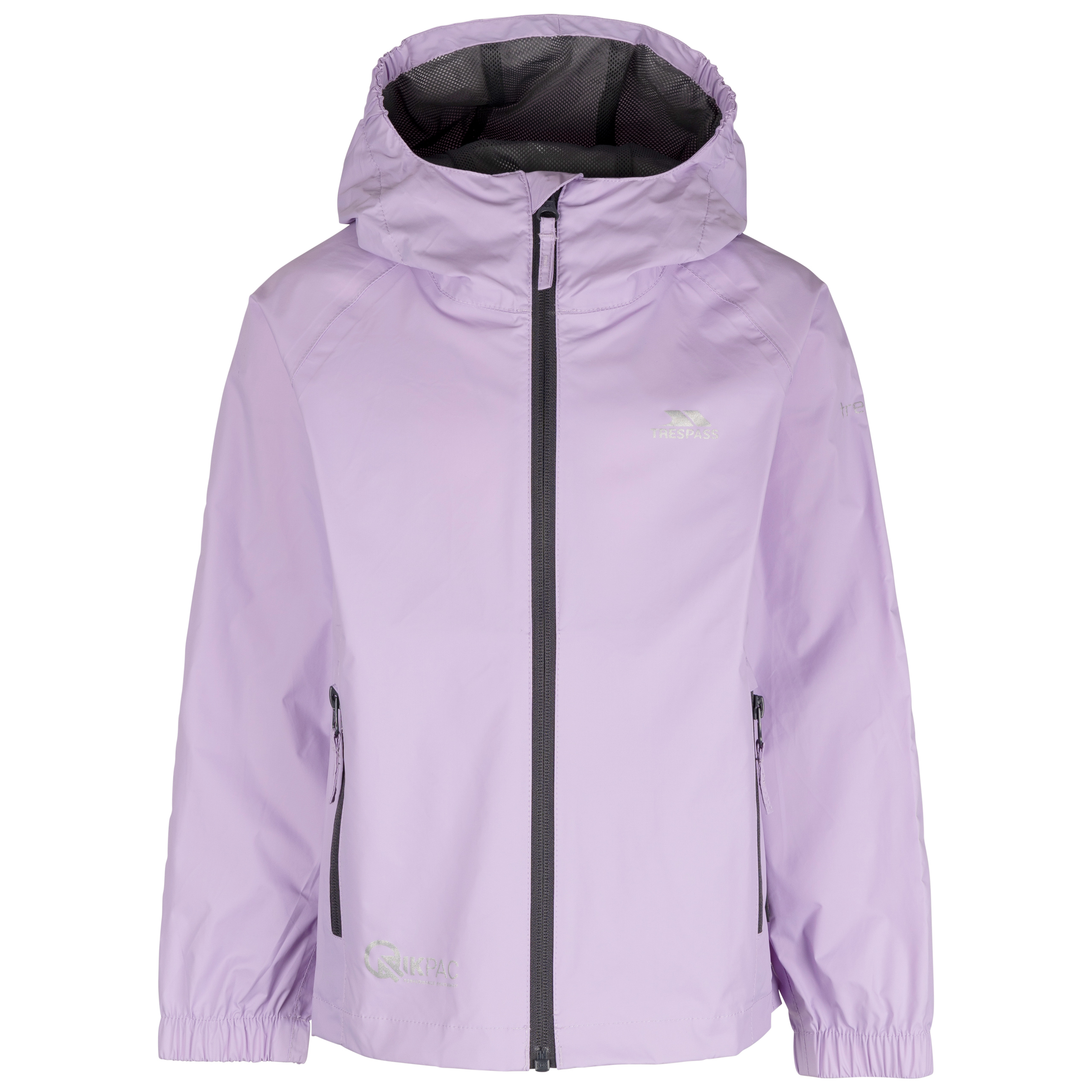 Trespass Qikpac Kids Waterproof Jacket Breathable Boys Girls School Raincoat - Picture 18 of 41