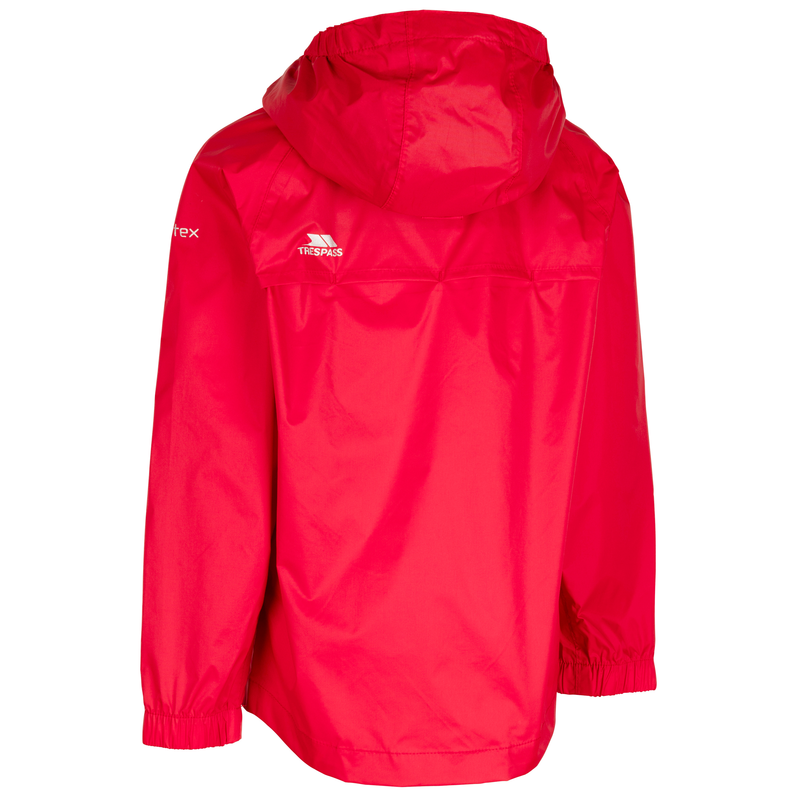 Trespass Qikpac Kids Waterproof Jacket Breathable Boys Girls School Raincoat - Picture 35 of 41