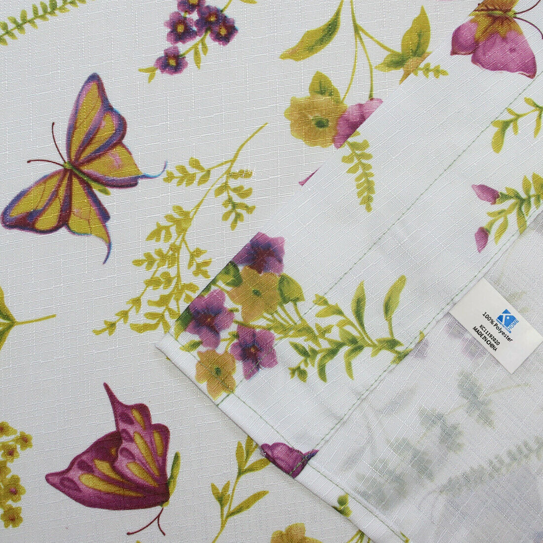 3 PC Kitchen Curtain Swag Set, Fruit Floral Rooster Printed Design Window Panels - Picture 10 of 62