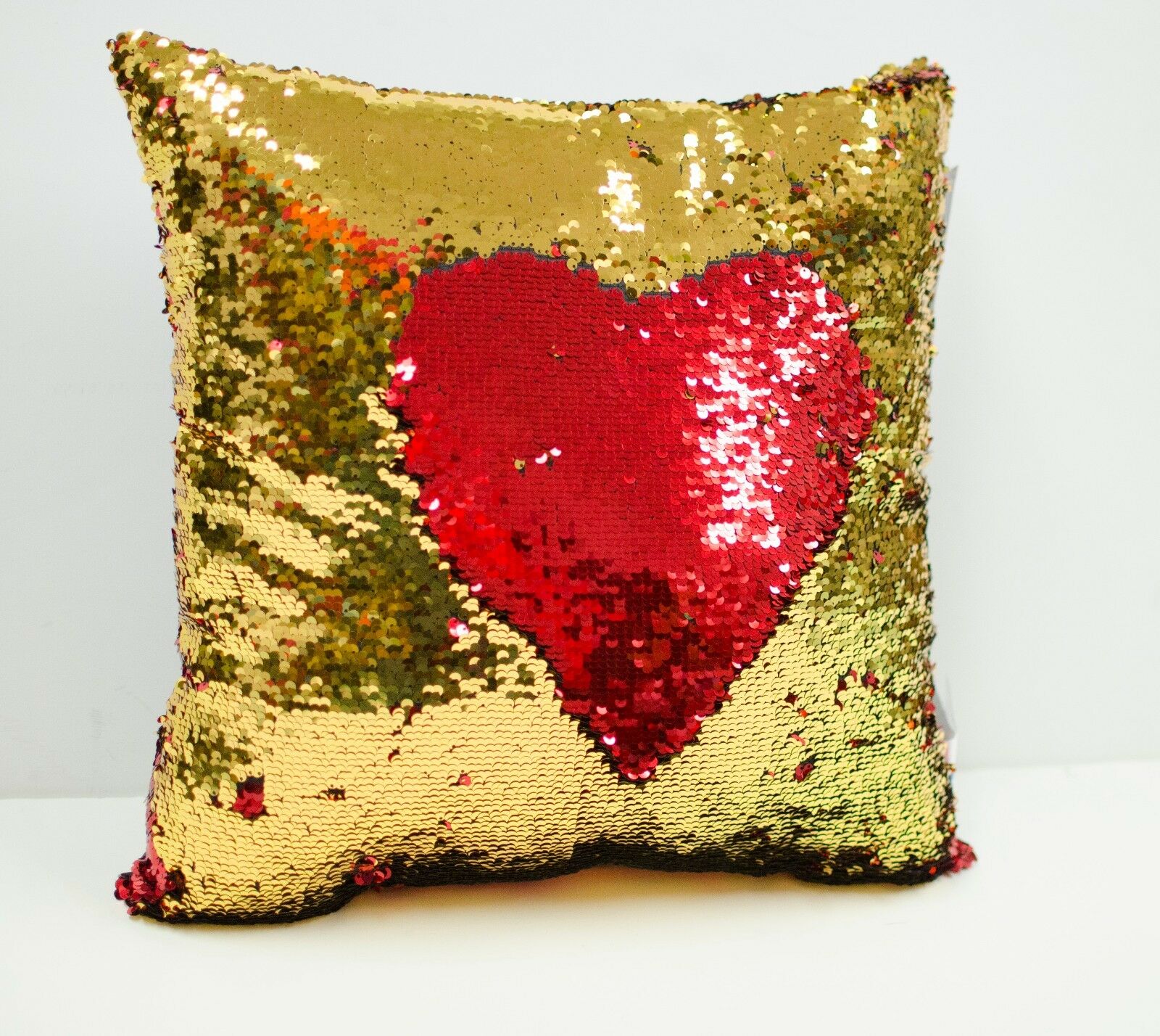 Mermaid Throw Pillow Reversible Colorful Sequin Cushion Comfortable Fill - Picture 64 of 85