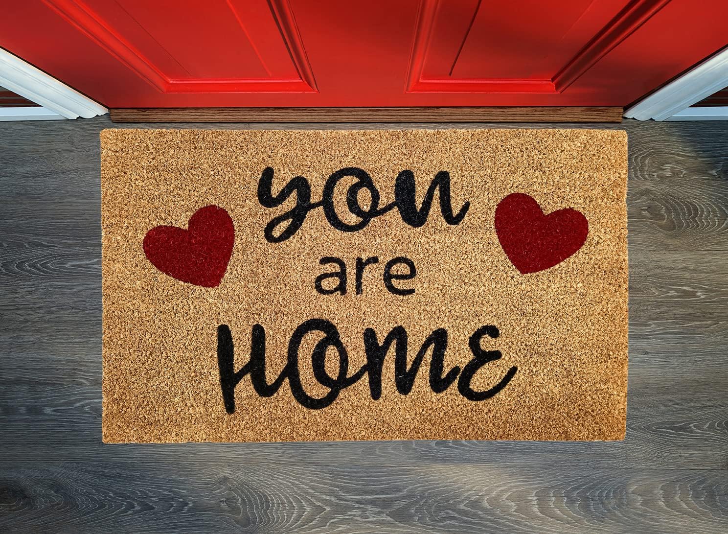 Printed Coir Doormat Welcome Mat Outdoor Beautiful Valentine Love 18"x28" - 第 23/28 張圖片