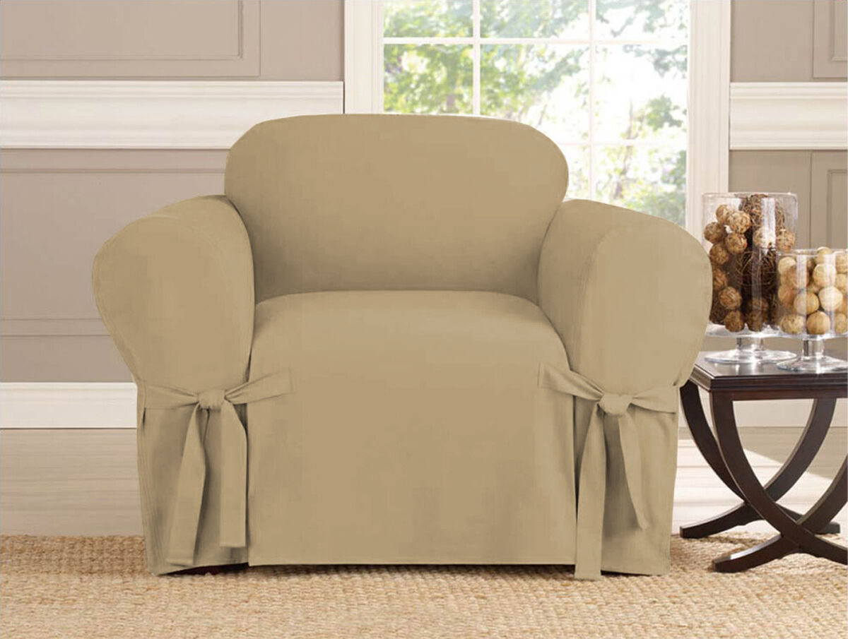 Microsuede Slipcover Furniture Protector Cover Sofa, Loveseat, Chair, 5 Colors - Picture 18 of 18