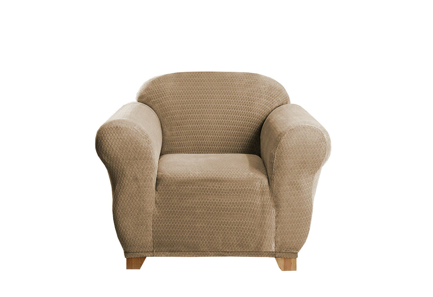 Linen Store Sicily 1 Piece Soft Durable Fabric Furniture Slipcover Sofa - Chair - Picture 10 of 37