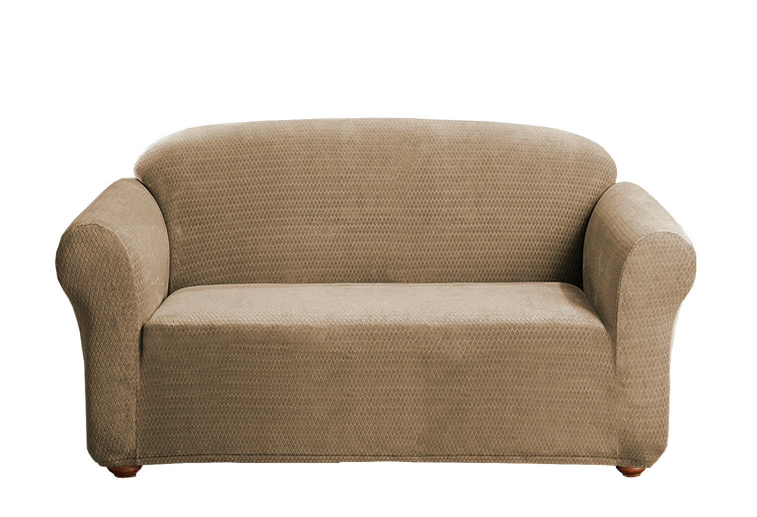 Linen Store Sicily 1 Piece Soft Durable Fabric Furniture Slipcover Sofa - Chair - Picture 12 of 37