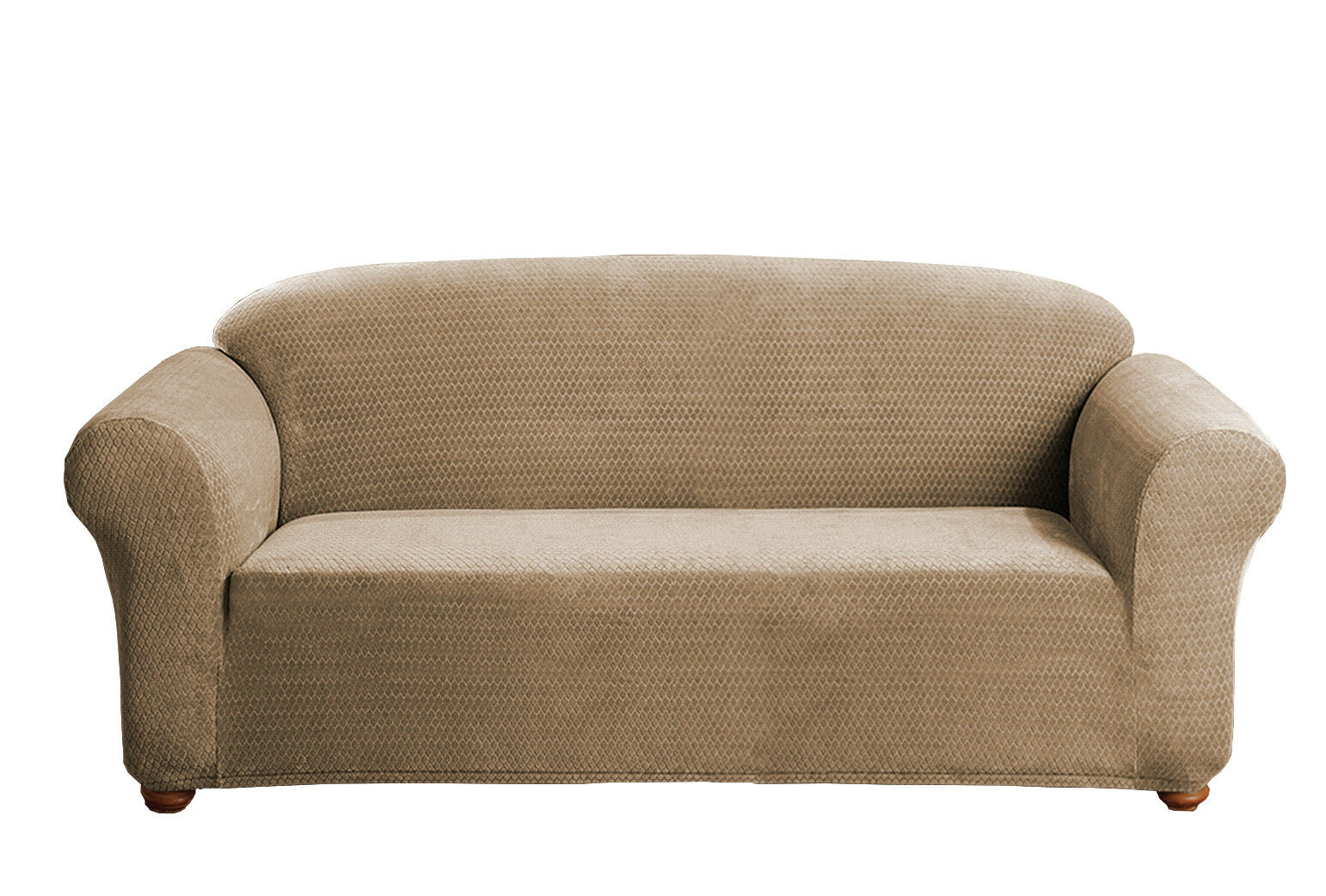 Linen Store Sicily 1 Piece Soft Durable Fabric Furniture Slipcover Sofa - Chair - Picture 13 of 37