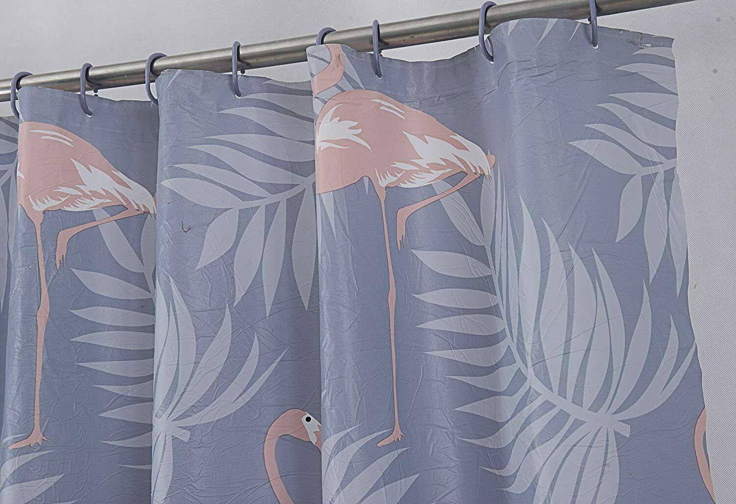 Heritage 14 PC Bath Set PEVA Shower Curtain, Chenille, Rug, C Rings RT 10 Styles - Picture 8 of 22