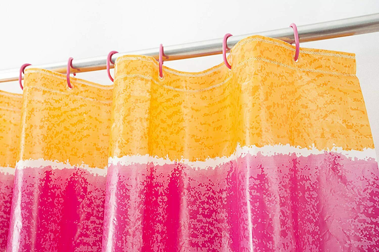 Heritage 14 PC Bath Set PEVA Shower Curtain, Chenille, Rug, C Rings RT 10 Styles - Picture 10 of 22
