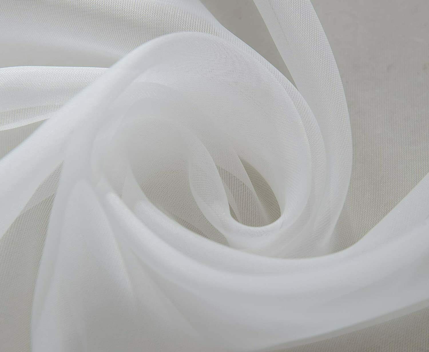 Quality Sheer Voile Window Curtain Panel Grommet Top Solid Color Cara 54x84 1 PC - Picture 6 of 9