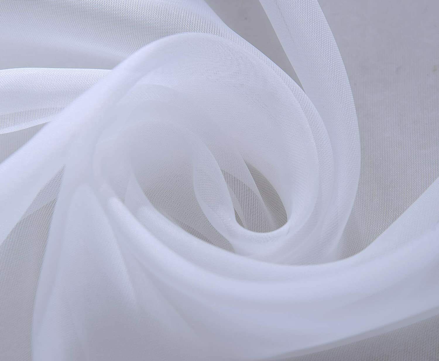 Quality Sheer Voile Window Curtain Panel Grommet Top Solid Color Cara 54x84 1 PC - Picture 9 of 9